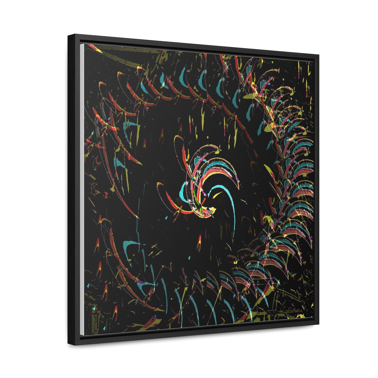 Gallery Canvas Wraps, Square Frame ... "Waning Moon" ... Central Idaho ... October 2022 ... Rendering Time: 22 Hours ... Original Works ...