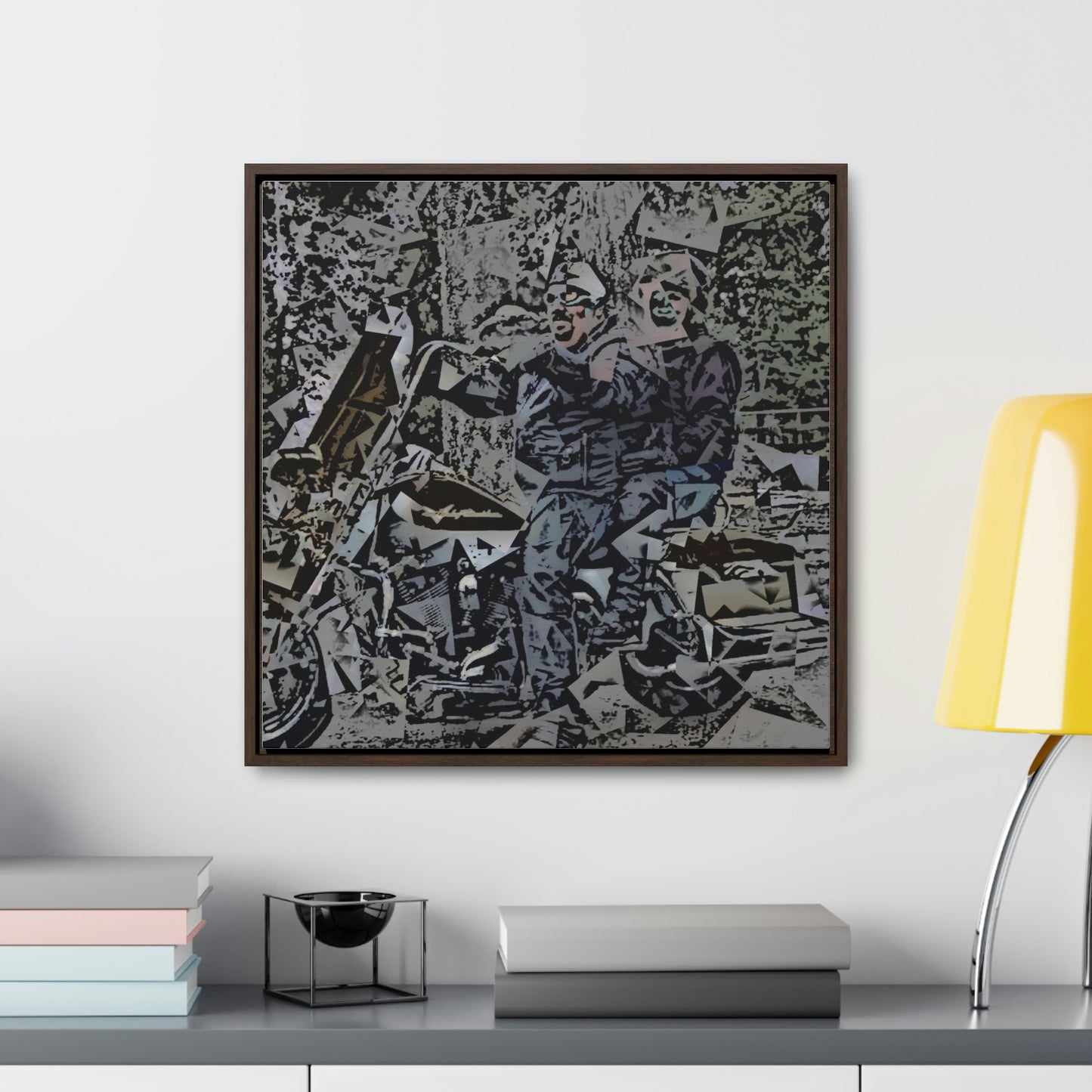 Gallery Canvas Wraps, Square Frame ... The Open Road Beckons ... "Harley 'D' Yearnings ..."  Original Works ...