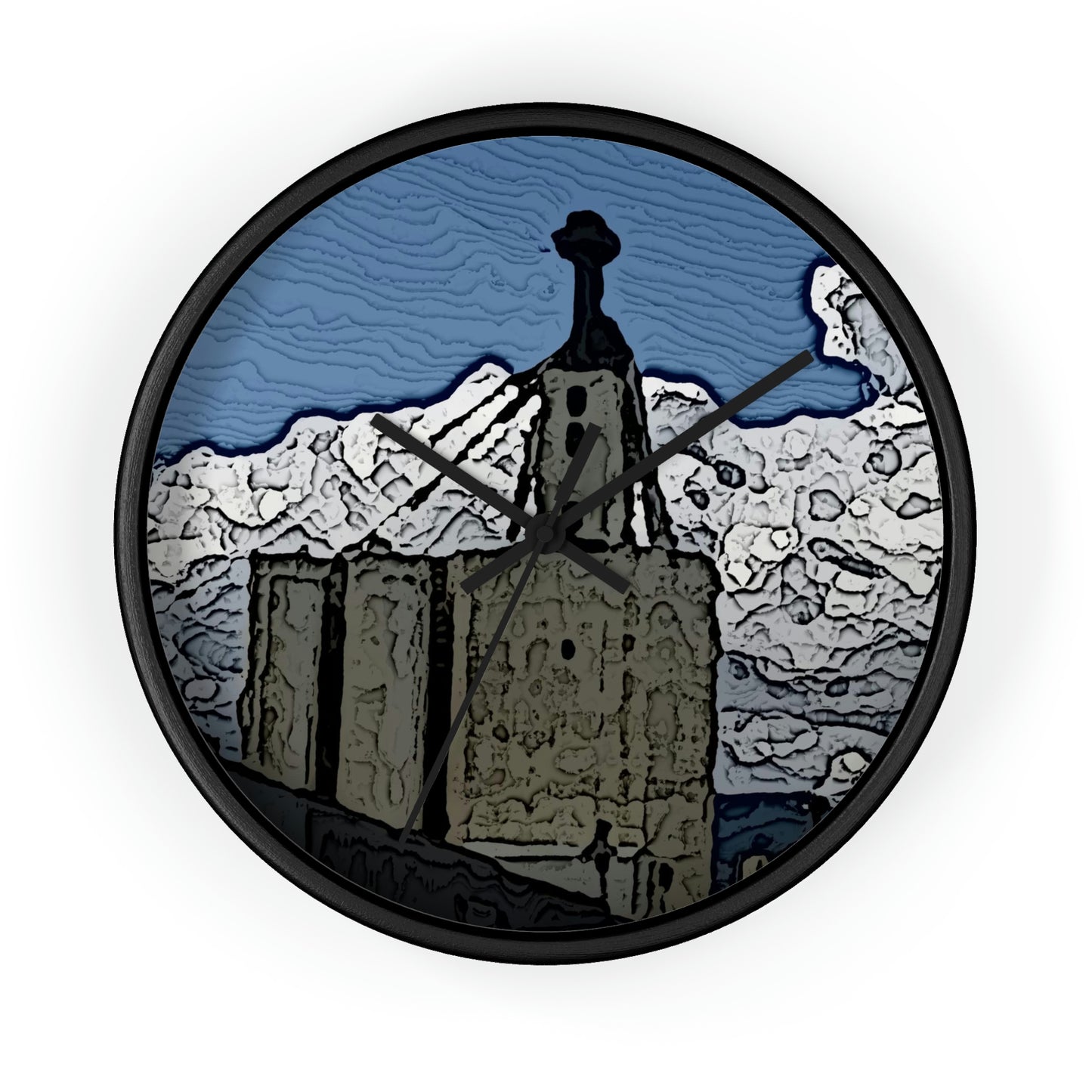 Wall clock ... "ICP: Idaho County Propane ... 'Production Facilities Grangeville, Idaho' ... "  Original Works: Rendering Time: 10 Hours ...