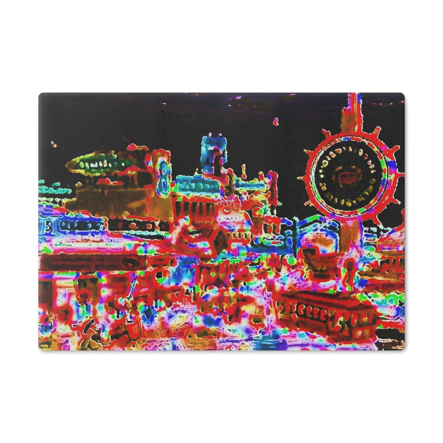Cutting Board ... "No.9 Fishermen's Grotto - Fishermen's Wharf, SF, California" ... Family Archives: 1970's ... Original Works ...