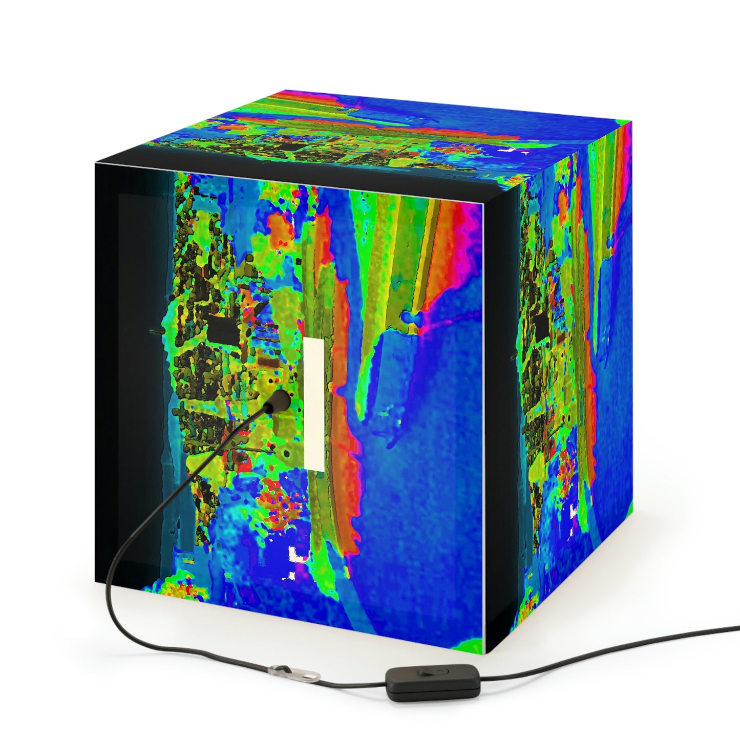 Light Cube Lamp ... "Lombard Street San Francisco, CA, USA" ... Family Archives 1970's ... Original Works ...