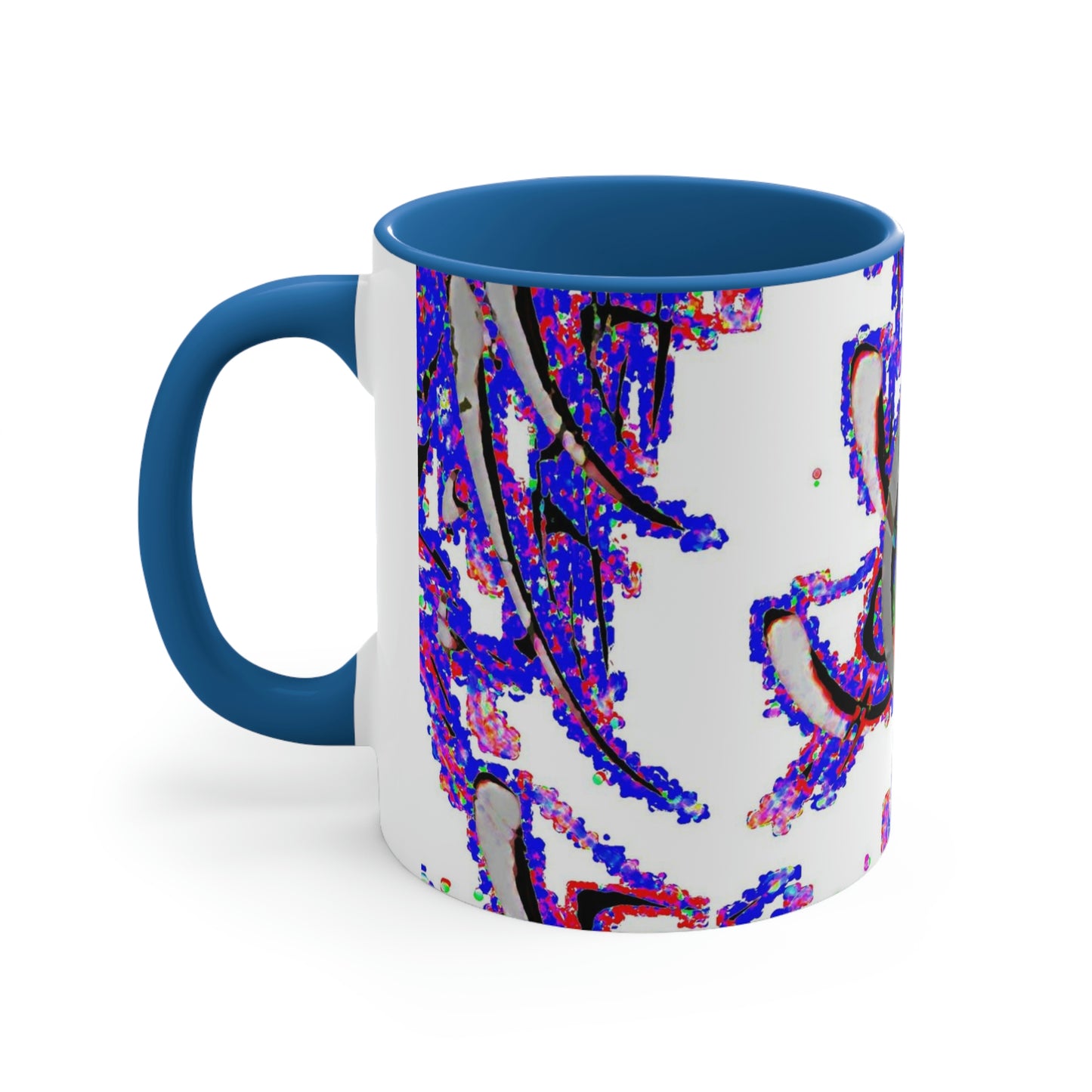 Accent Coffee Mug, 11oz ... "Waning Moon" ... Central Idaho ... October 2022 ... Rendering Time: 22 Hours ... Original Works ...