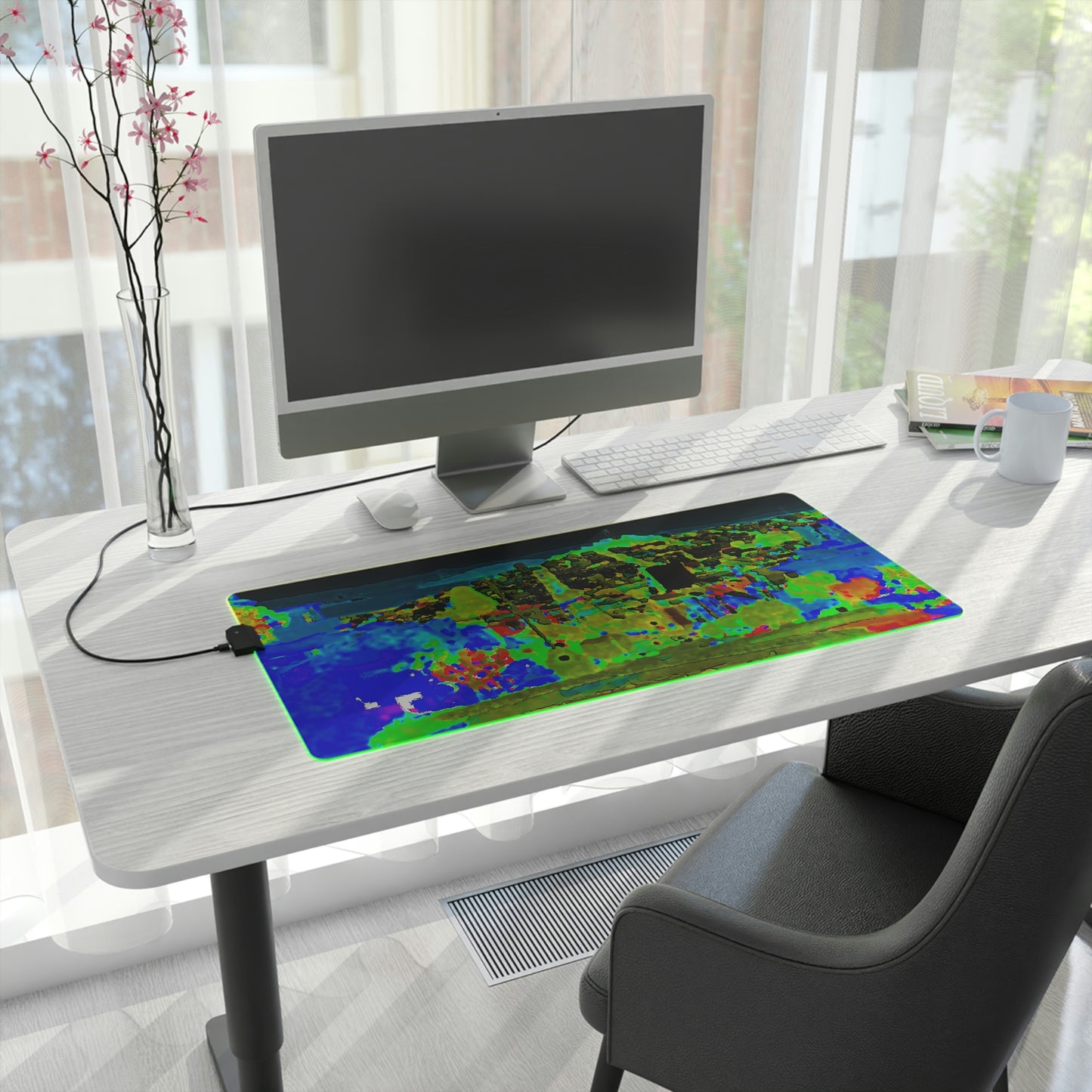 LED Gaming Mouse Pad ... "Lombard Street San Francisco, CA, USA" ... Family Archives 1970's ... Original Works ...