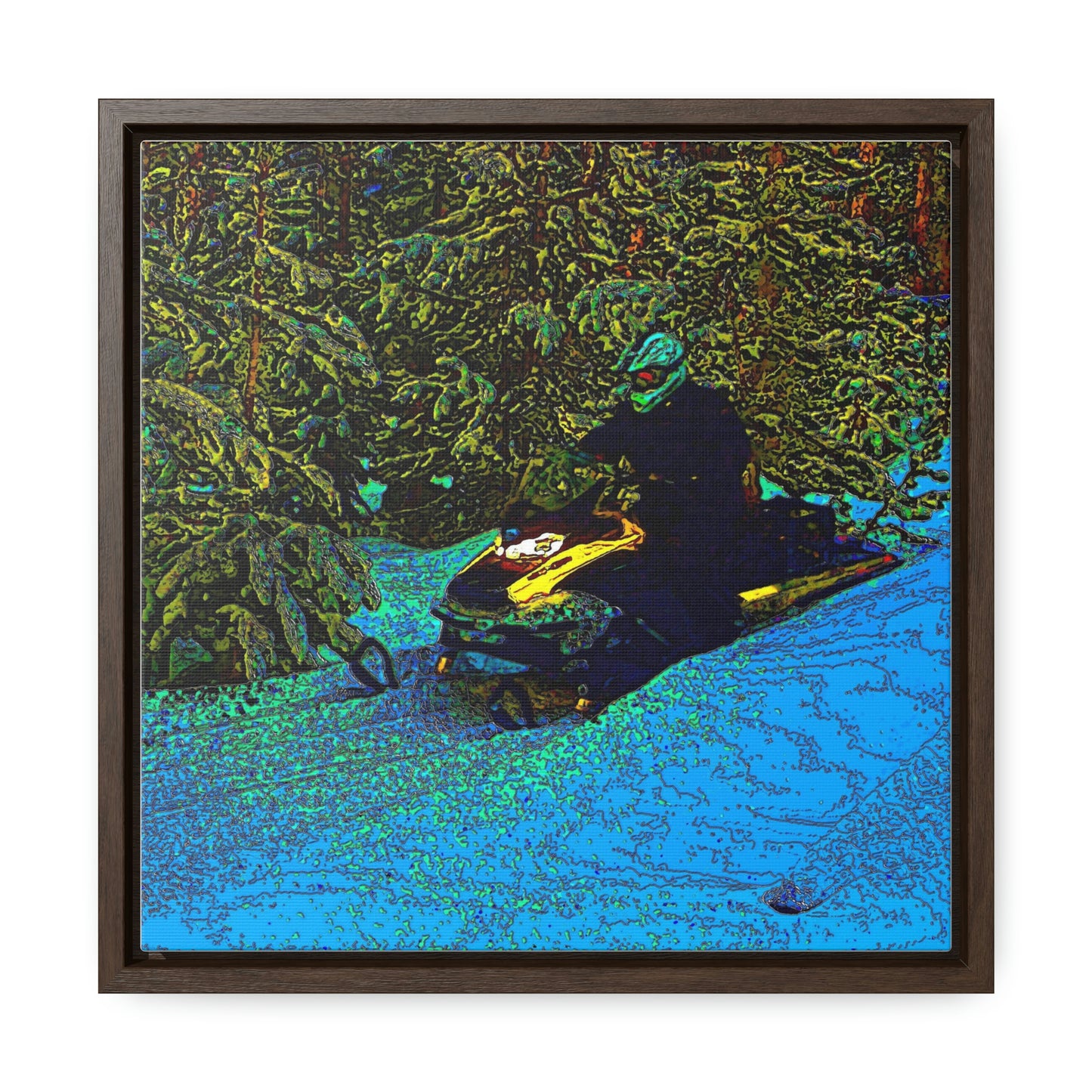 Gallery Canvas Wraps, Square Frame ... Yep ... "Another Day ... Riding Through The Wilderness ... " ... February 2023 ... Original Works ...