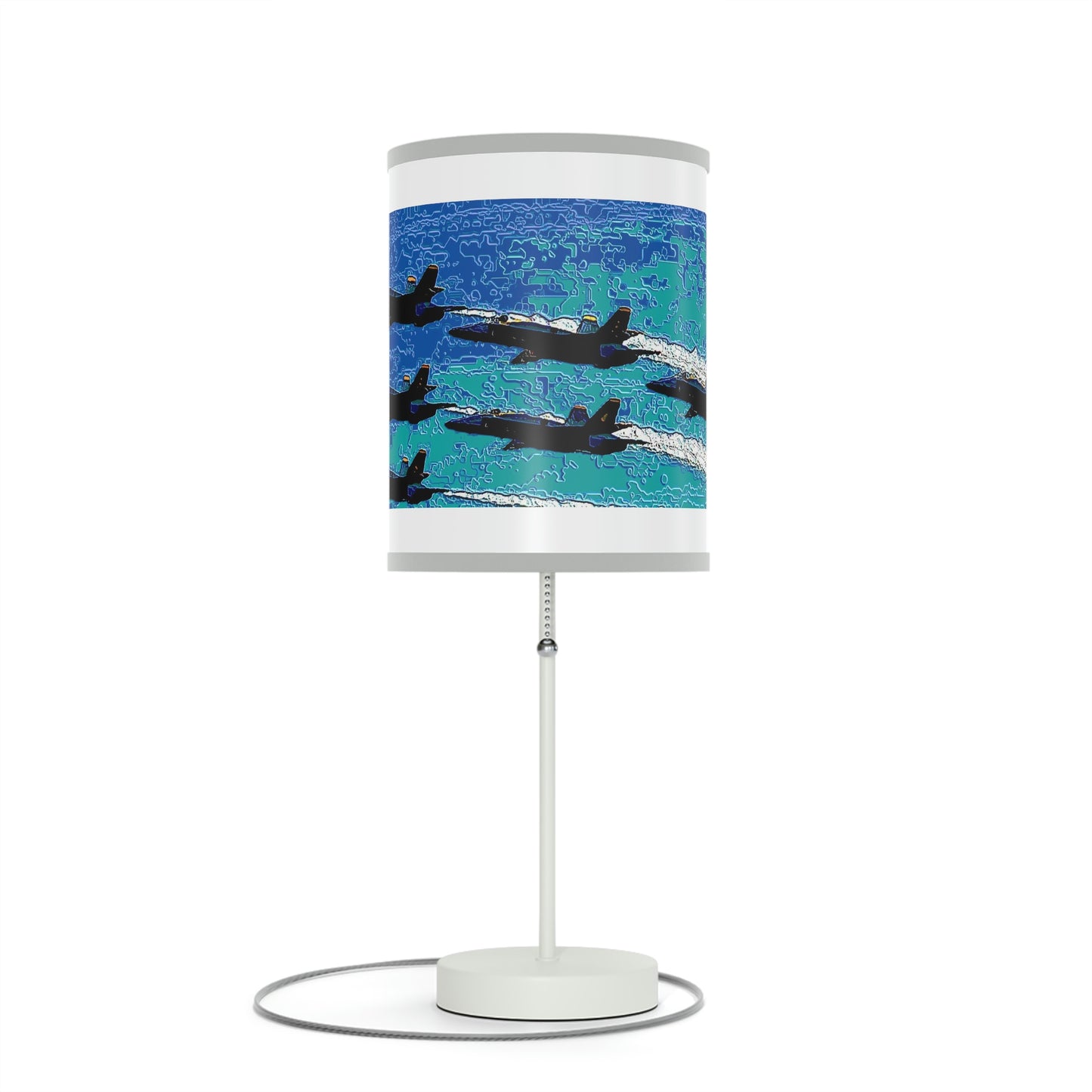 Lamp on a Stand, US|CA plug ... Seattle Seafair ..."Blue Angels Run Over Lake Washington" ... Circa Mid 1980's ... Dr FJ Holt ... Original Works ...
