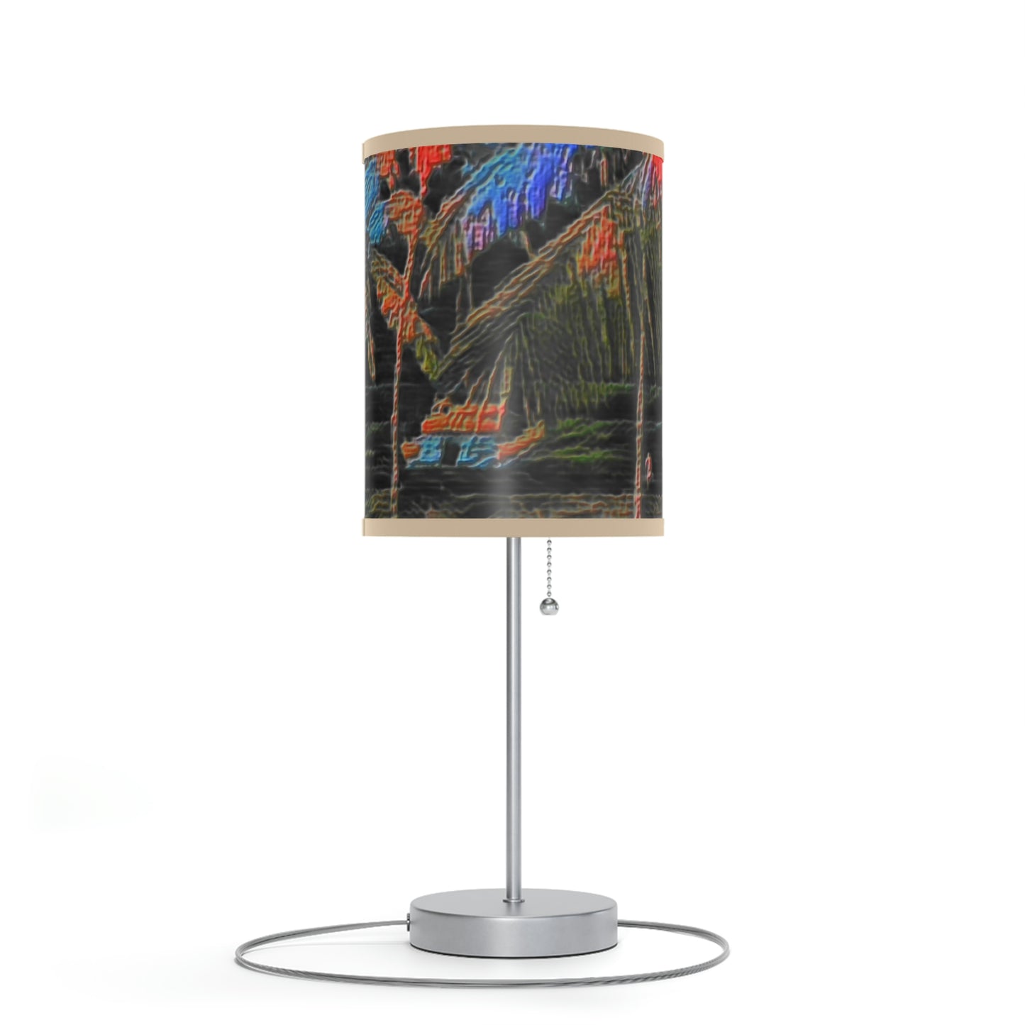 Lamp on a Stand, US|CA plug ... "The Royal Hawai'ian: Waikiki Beach_Beach" ... Honolulu, HI ... Ocotber 2014 (Halloween) ... Original Works ...