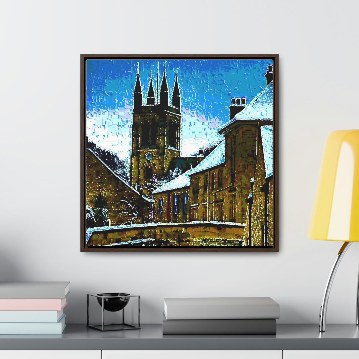 Gallery Canvas Wraps, Square Frame ... Walikng The Streets & Alleys ... 'Strolling The Canals ... '  ... Original Works  ...