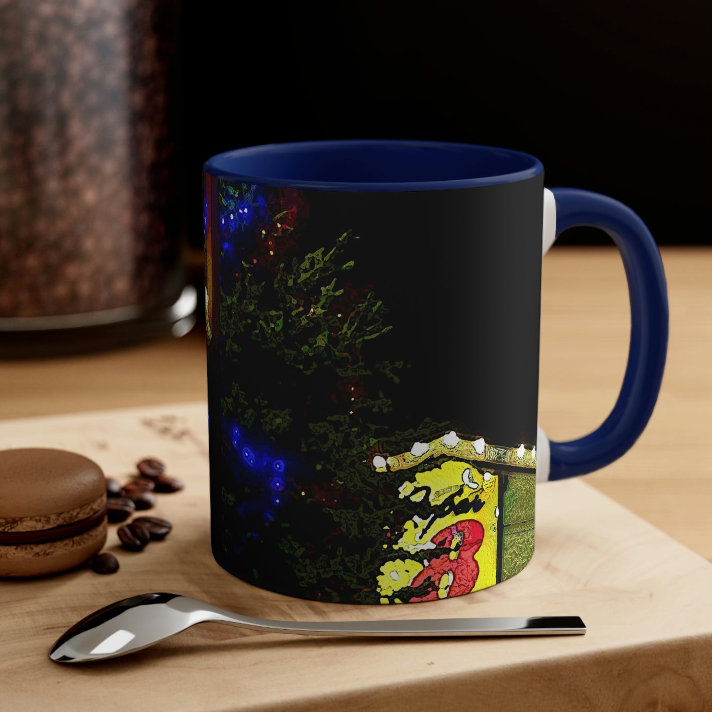 Accent Coffee Mug, 11oz ... A Very Nice Super-8 'On The Praire' ... Grangeville, Idaho ... Jan23 ... Original Works ...