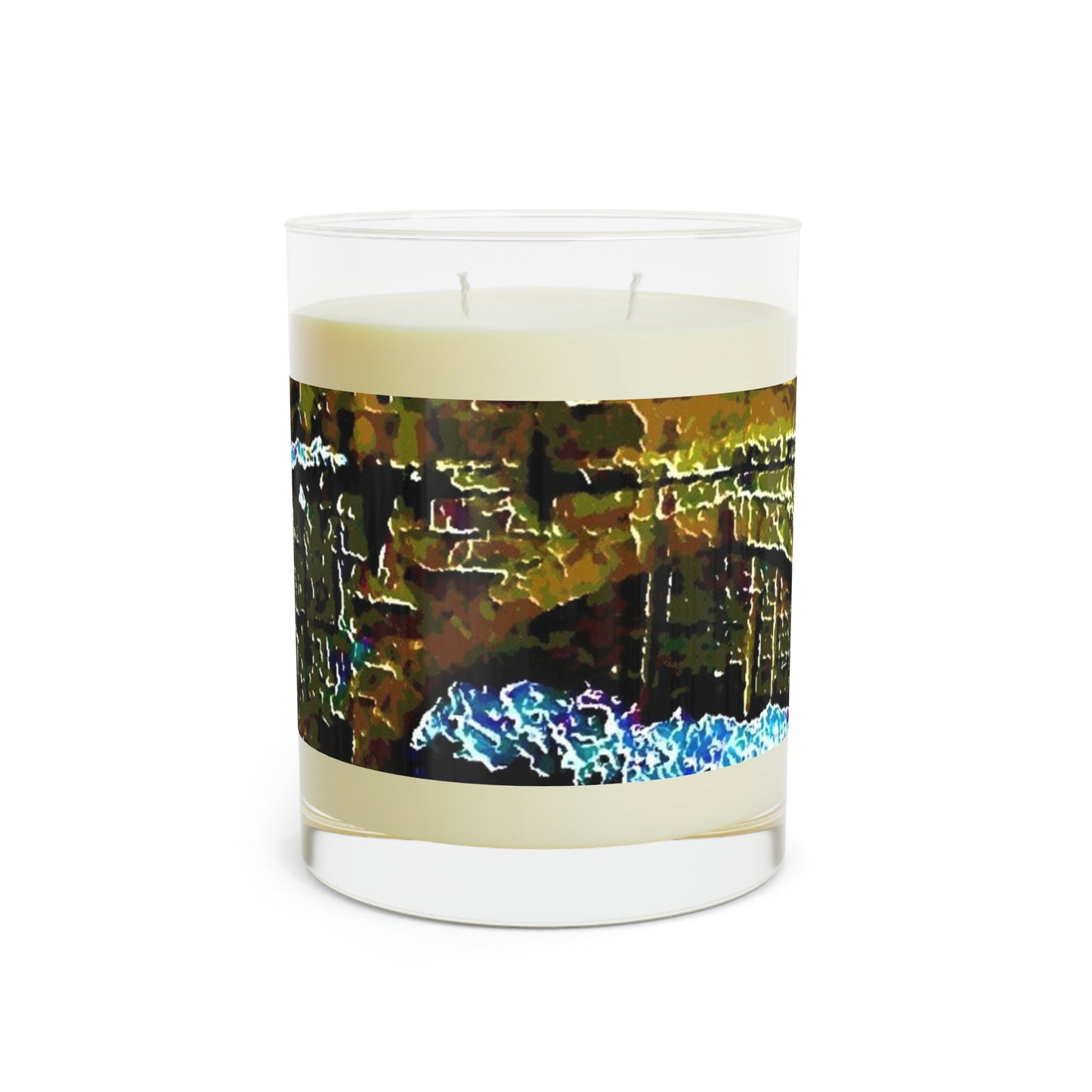 Scented Candle - Full Glass, 11oz ... Walikng The Streets & Alleys ... 'Strolling The Canals ... '  ... Original Works  ...