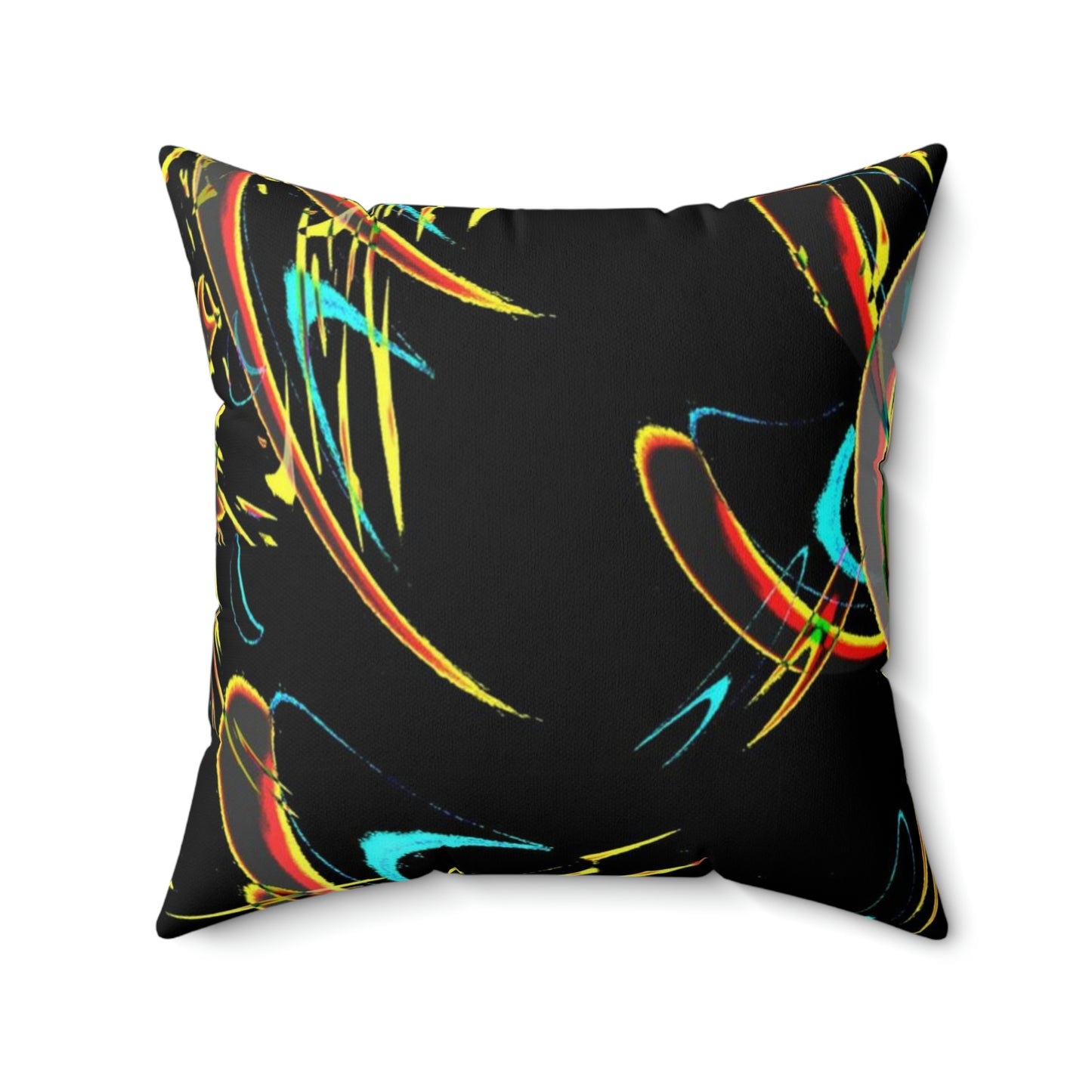 Spun Polyester Square Pillow ... "Waning Moon" ... Central Idaho ... October 2022 ... Rendering Time: 22 Hours ... Original Works ...