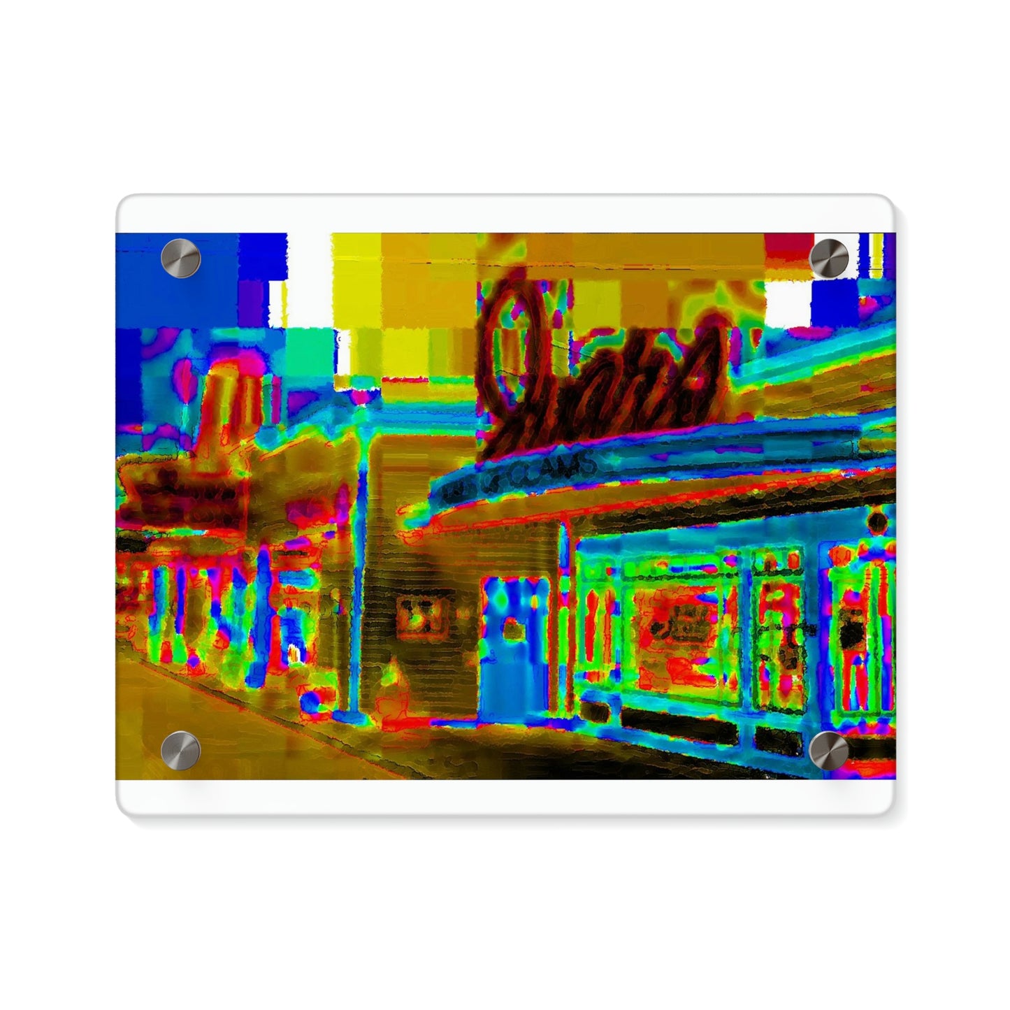 Acrylic Wall Art Panels ...  In-A-Hurry & Stressed? ... Remember: Keep "Clam" ... Clam_Happy ...  'Ivars: Seattle Waterfront' ... Personal Archives ... Original Works ...