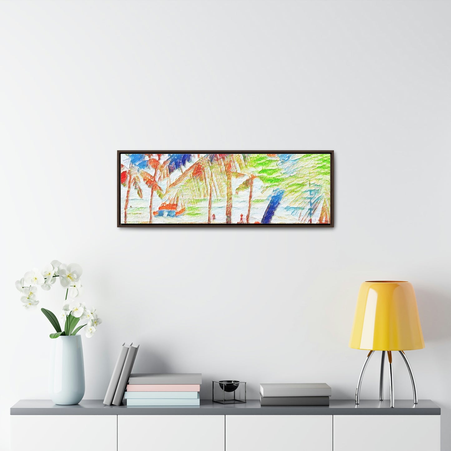Gallery Canvas Wraps, Horizontal Frame ... "The Royal Hawai'ian: Waikiki Beach_Beach" ... Honolulu, HI ... Ocotber 2014 (Halloween) ... Original Works ...