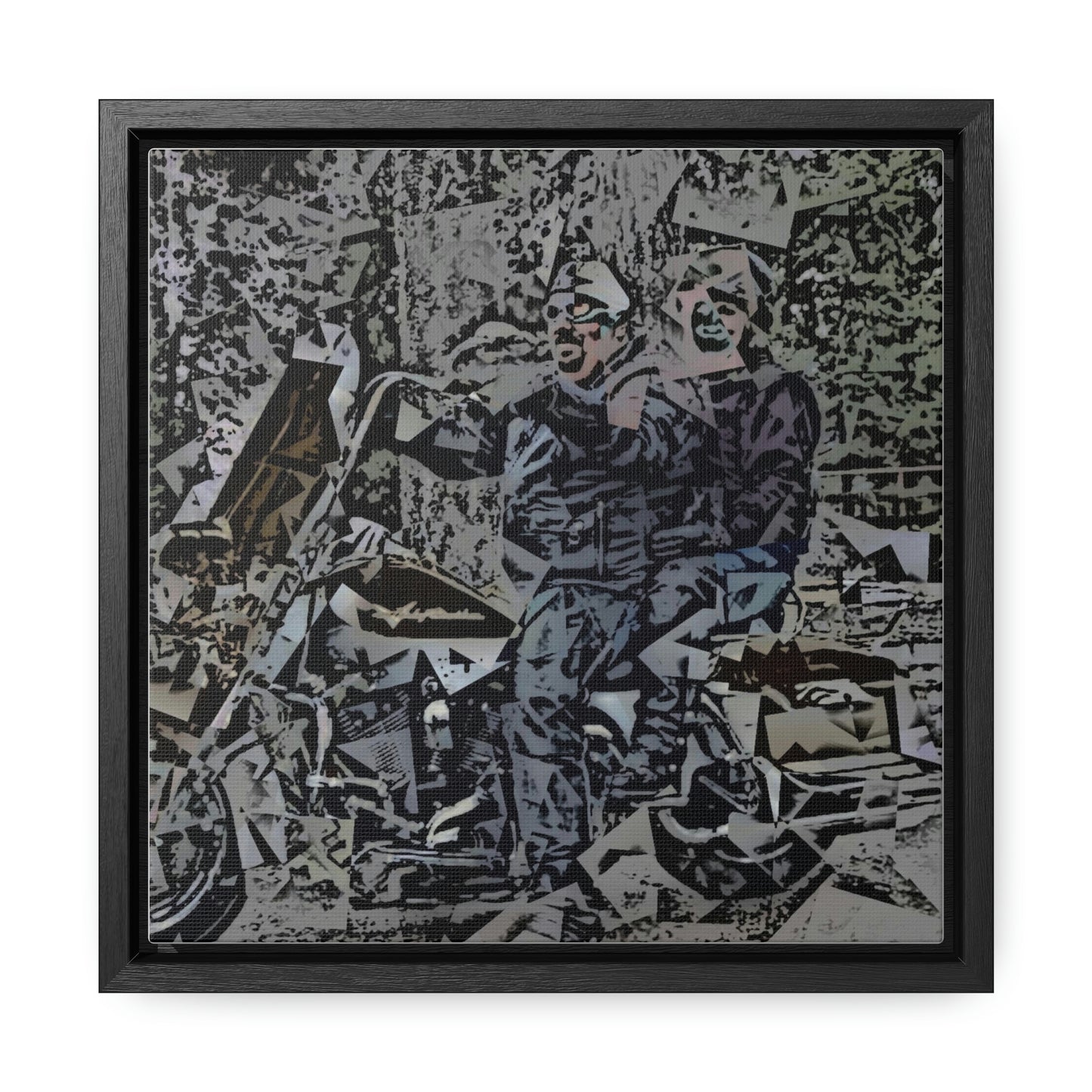 Gallery Canvas Wraps, Square Frame ... The Open Road Beckons ... "Harley 'D' Yearnings ..."  Original Works ...