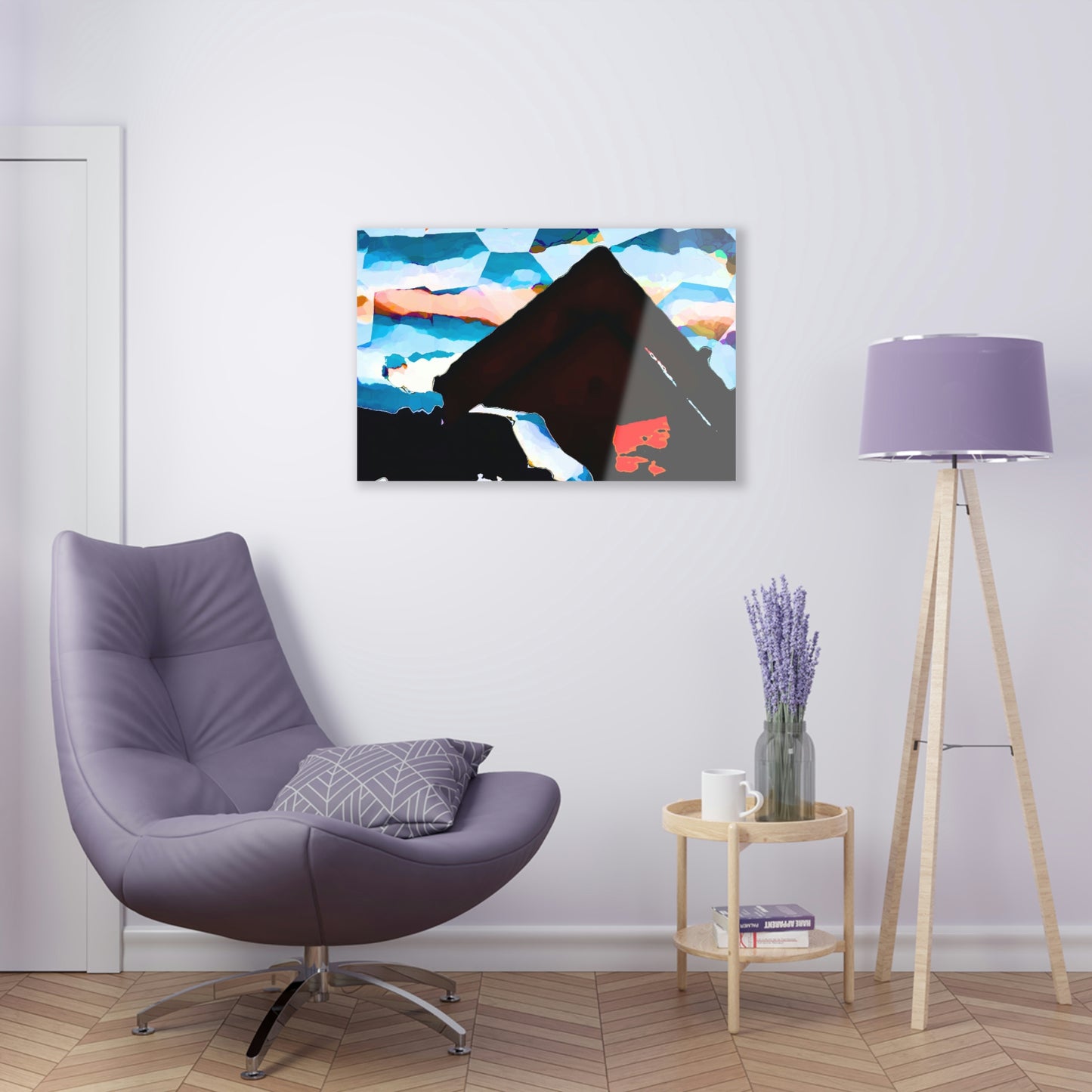 Acrylic Prints ... After An Intense Snow Storm ... 'Digging Out' ... A Vehicle & Cabin "In The Mountains" ... March 2023 ... Original Works ...