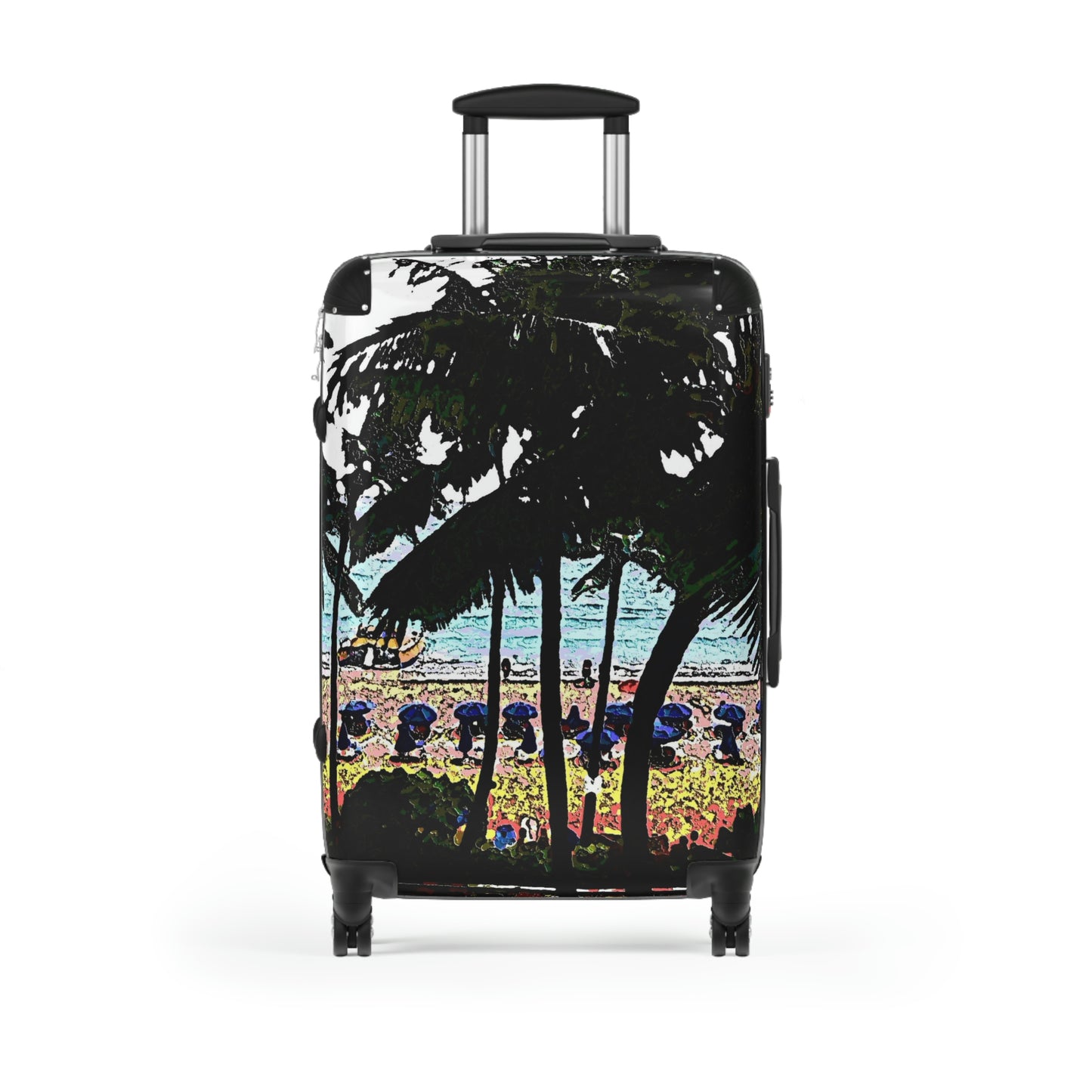 Suitcases ... "A Beautiful Beach Amongst The Palms" ... The Outrigger Waikiki, Honolulu, Oahu ... Original Works ...