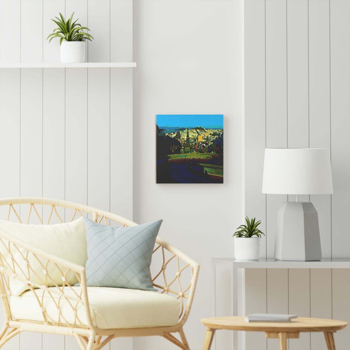 Wood Canvas ...  "Lombard Street San Francisco, CA, USA" ... Family Archives 1970's ... Original Works ...