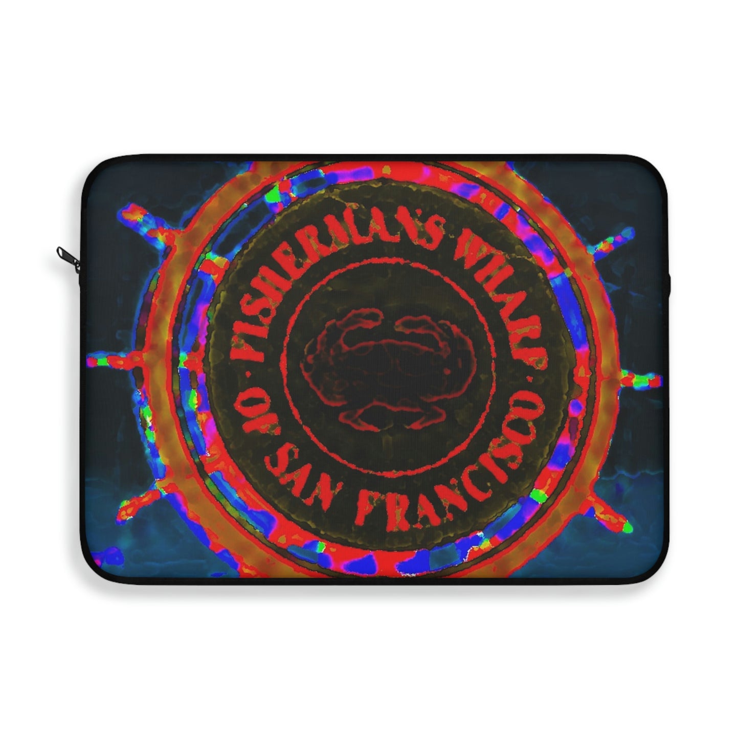 Laptop Sleeve ...  "No.9 Fishermen's Grotto - Fishermen's Wharf, SF, California" ... Family Archives: 1970's ... Original Works ...
