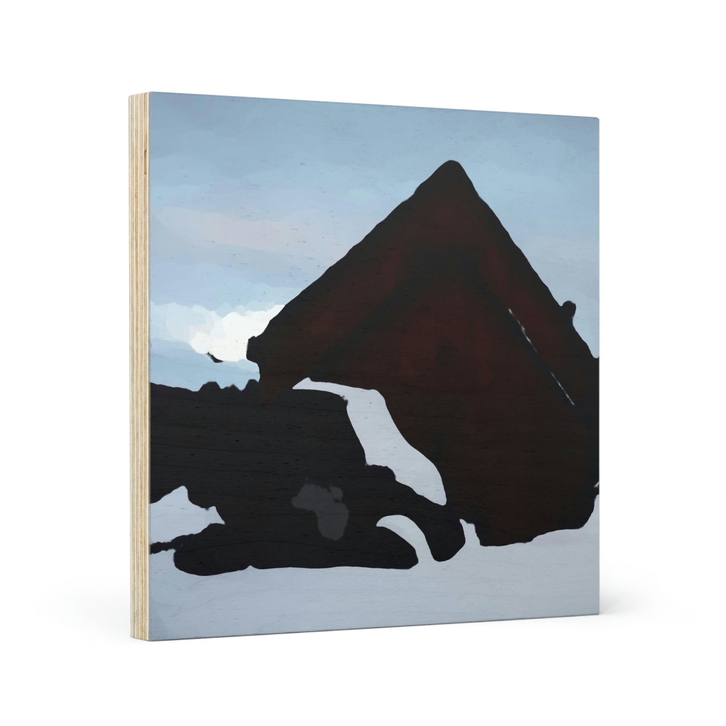 Wood Canvas ... After An Intense Snow Storm ... 'Digging Out' ... A Vehicle & Cabin "In The Mountains" ... March 2023 ... Original Works ...