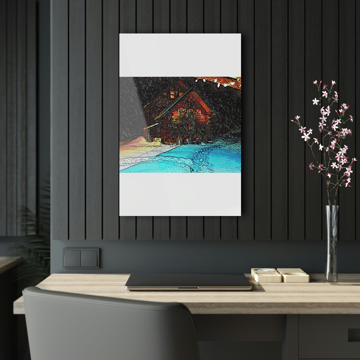 Acrylic Prints ... A Cold ... A Very Snowy ... "A Tranquil & Quiet Morning In Mountainous Central Idaho" ... Original Works ...