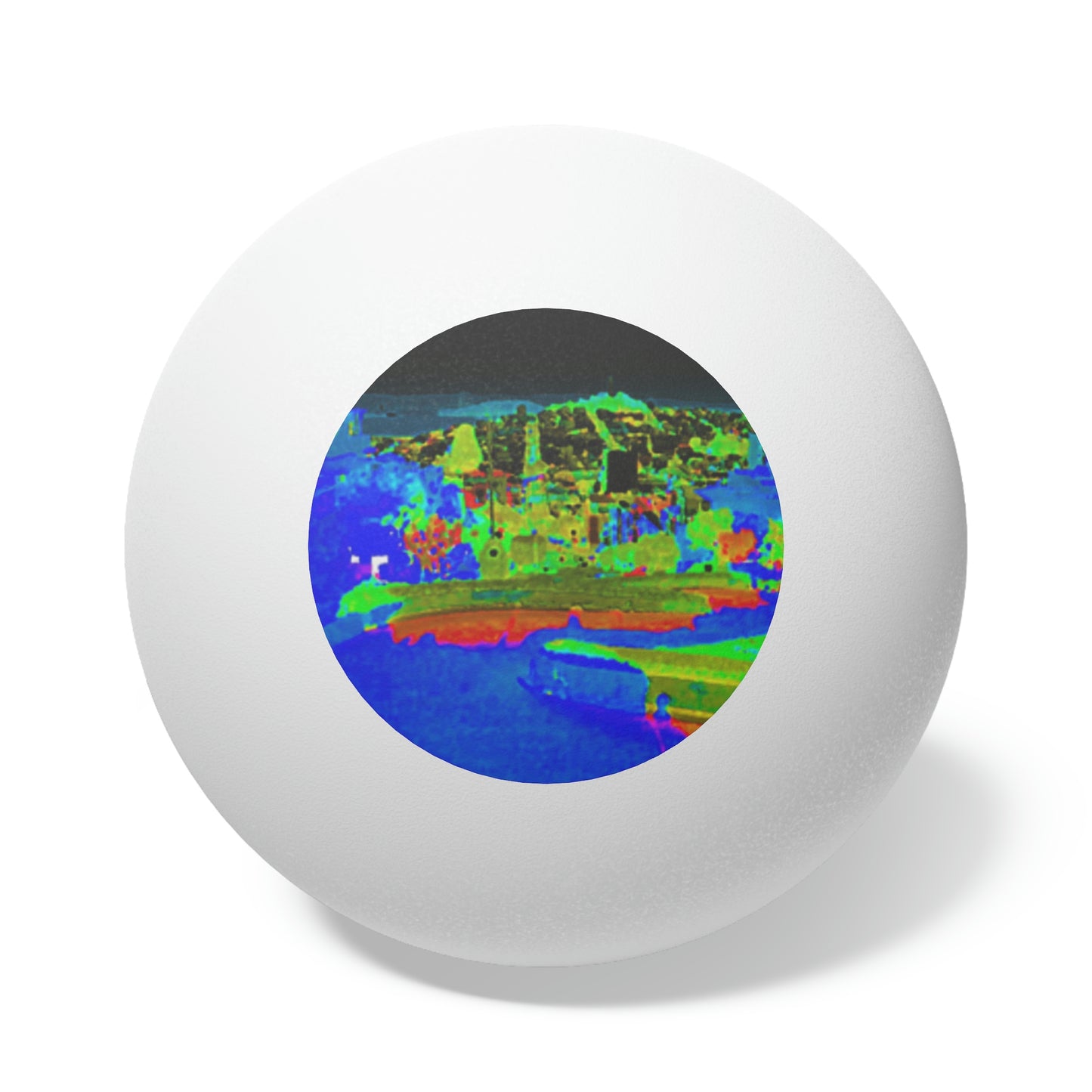 Ping Pong Balls, 6 pcs ... "Lombard Street San Francisco, CA, USA" ... Family Archives 1970's ... Original Works ...