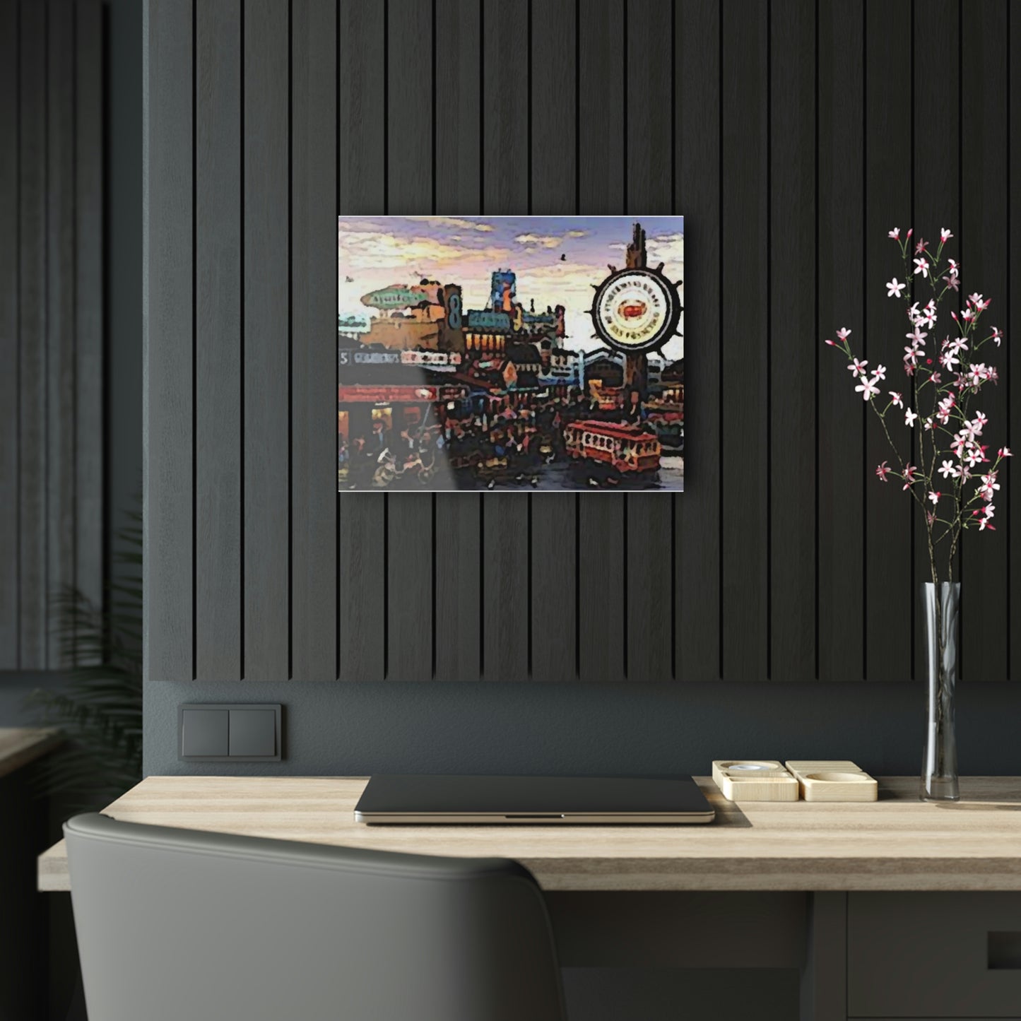 Acrylic Prints ...  "No.9 Fishermen's Grotto - Fishermen's Wharf, SF, California" ... Family Archives: 1970's ... Original Works ...
