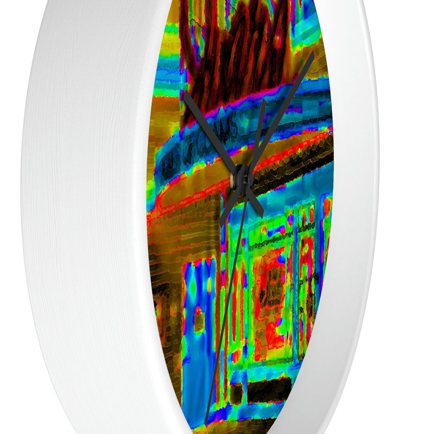 Wall clock ...  In-A-Hurry & Stressed? ... Remember: Keep "Clam" ... Clam_Happy ...  'Ivars: Seattle Waterfront' ... Personal Archives ... Original Works ...