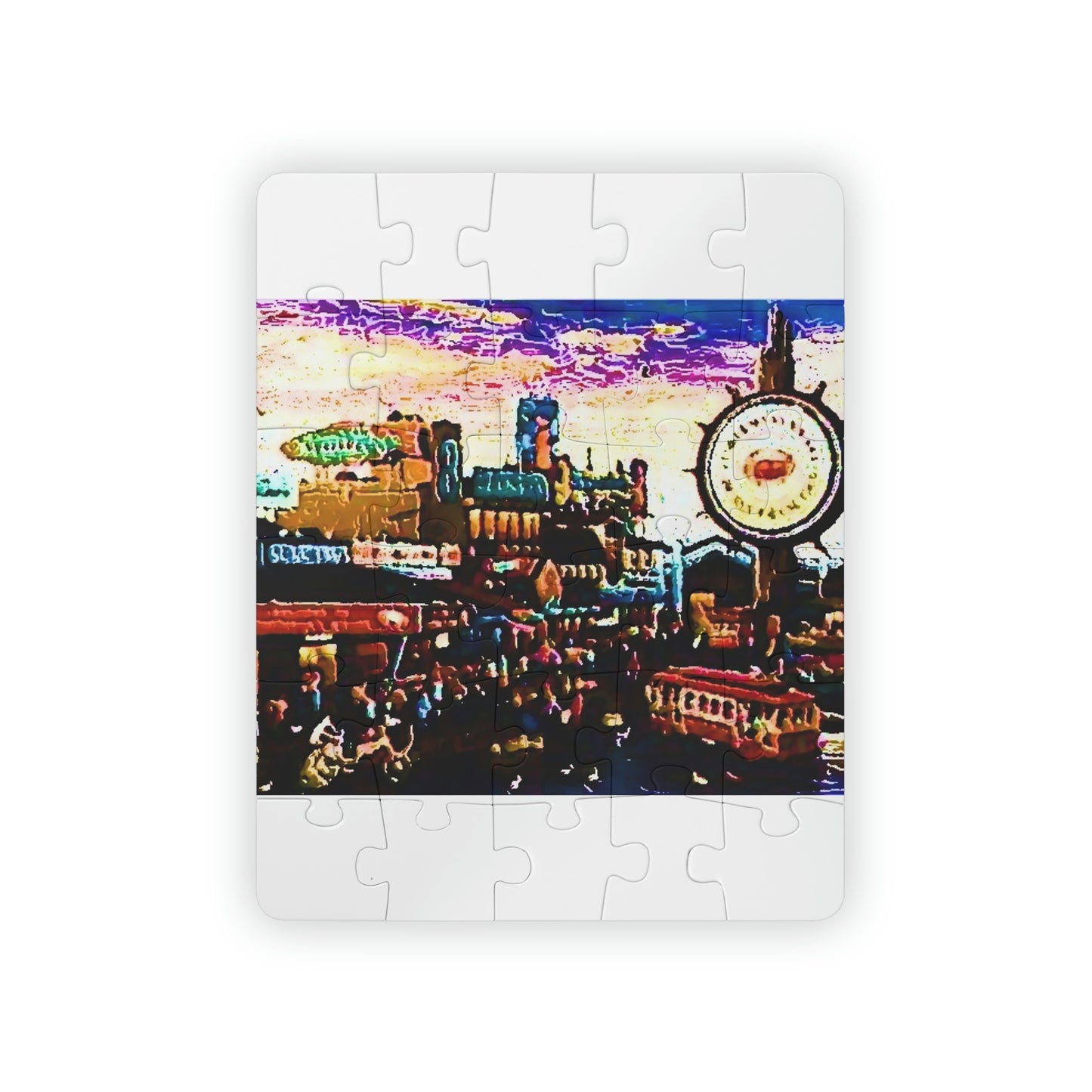 Kids' Puzzle, 30-Piece ... "No.9 Fishermen's Grotto - Fishermen's Wharf, SF, California" ... Family Archives: 1970's ... Original Works ...