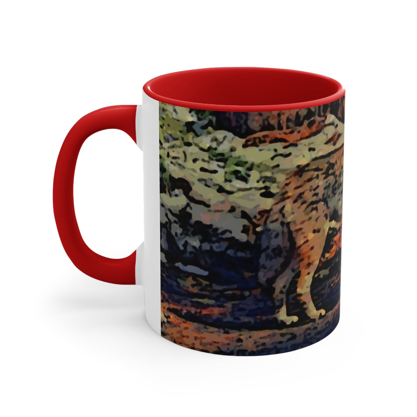 Accent Coffee Mug, 11oz ... Coyote ... "Yosemite Valley: Circa May23 ... KPH Base Photo" ... Original Works ...
