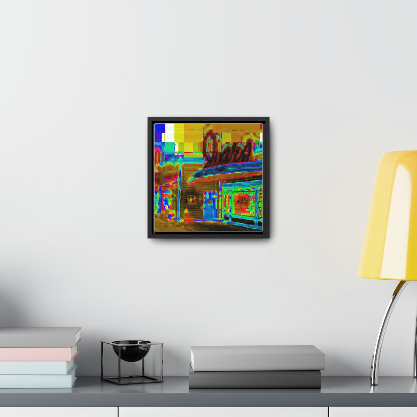 Gallery Canvas Wraps, Square Frame ...  In-A-Hurry & Stressed? ... Remember: Keep "Clam" ... Clam_Happy ...  'Ivars: Seattle Waterfront' ... Personal Archives ... Original Works ...