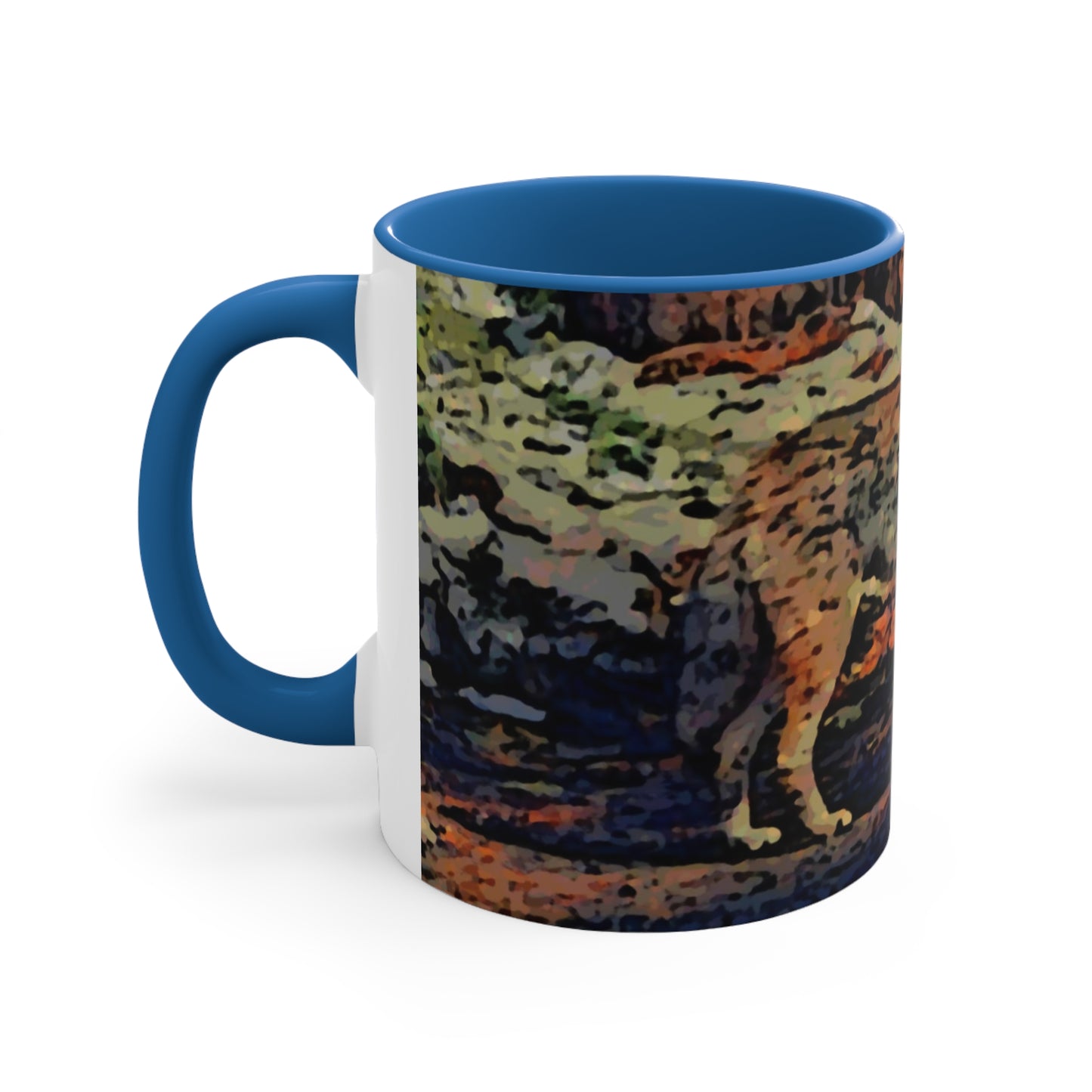 Accent Coffee Mug, 11oz ... Coyote ... "Yosemite Valley: Circa May23 ... KPH Base Photo" ... Original Works ...