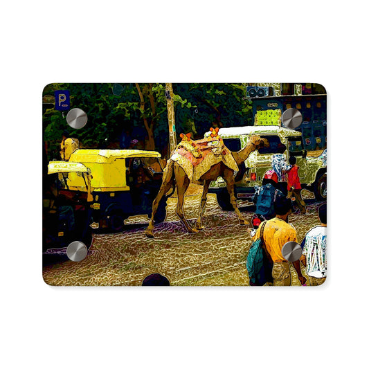 Acrylic Wall Art Panels ... "Truckin'-Up-To-Buffalo ... 'Oops - Wrong Country' ... Truckin'-Up-To-New Delll -'E' ... " ... (Delhi, India) ... 5July2007. Original Works ...