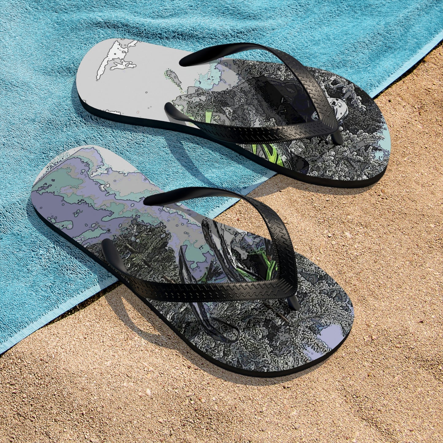 Unisex Flip-Flops ... Come Fly With The Professionals ... CIP-Airways ... 'Getting-Er-Done' ... Original Works ... December 2022 ...