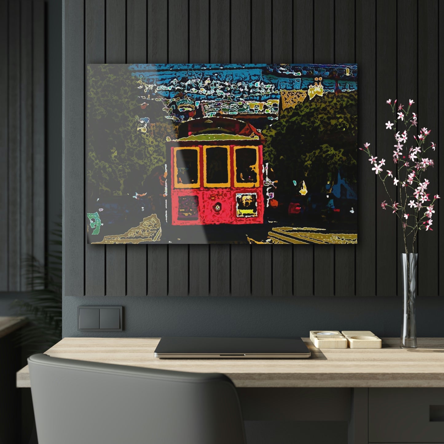 Acrylic Prints ... San Francisco ... 'A Rice-A-Roni-Treat' ... "A Cable Car Classic" ... Family Archives: 1973 ... Original Works ...