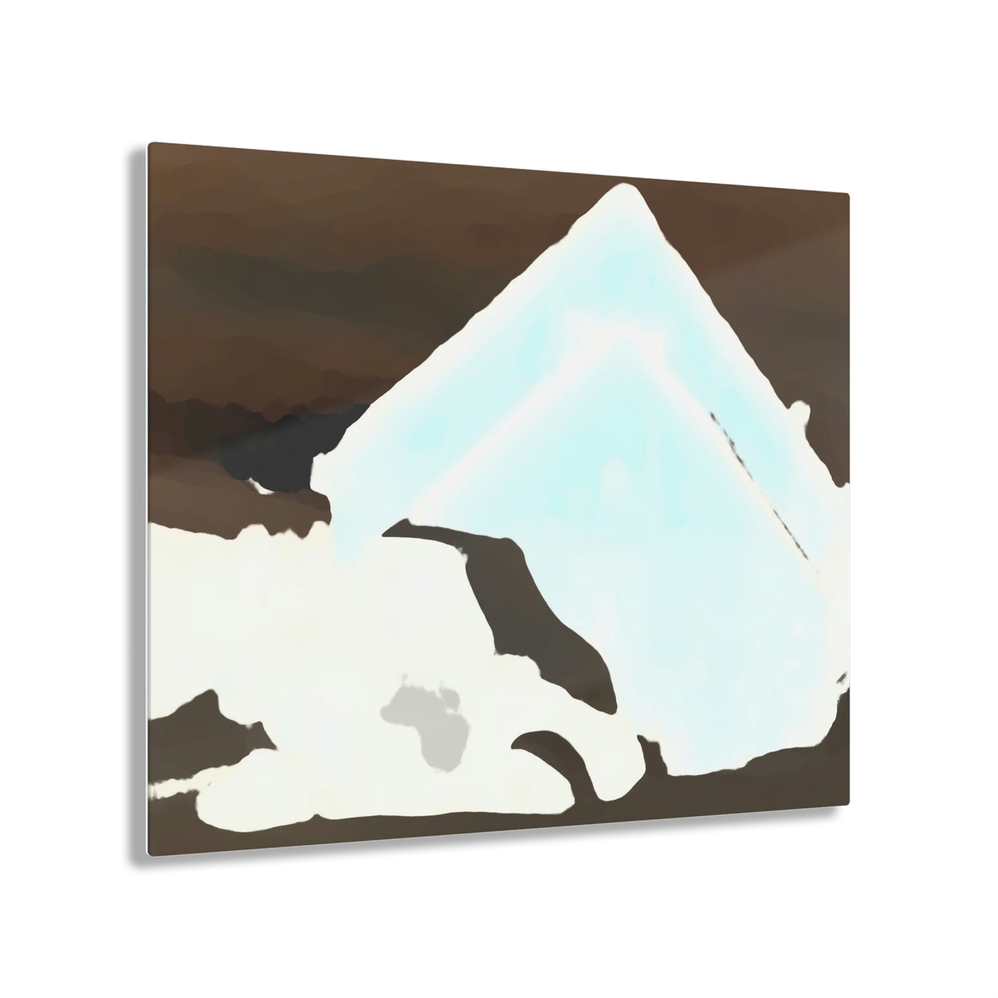 Acrylic Prints ...  After An Intense Snow Storm ... 'Digging Out' ... A Vehicle & Cabin "In The Mountains" ... March 2023 ... Original Works ...