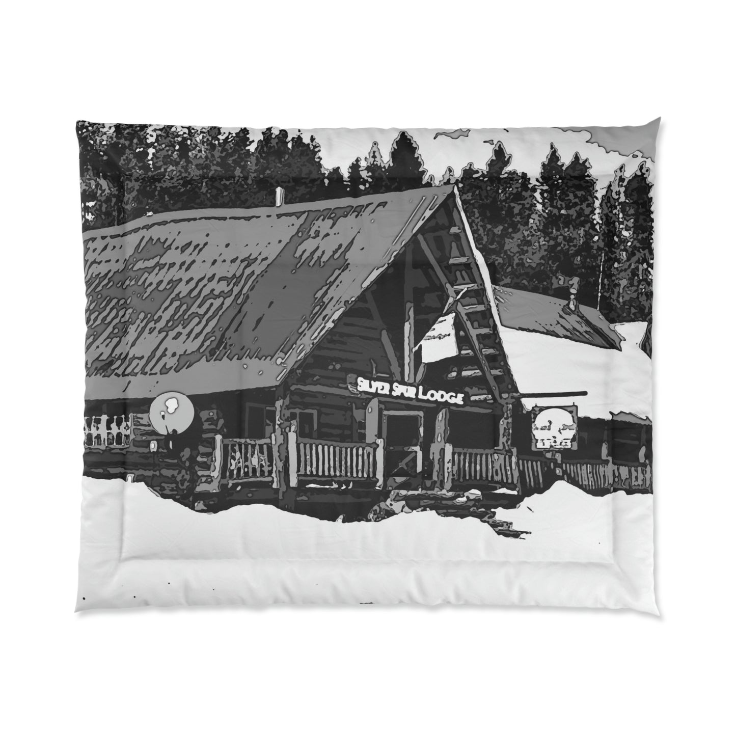 Comforter ... A Beautiful Lodge & Back-Country Outfitter In A Mountain Town ... 'Dixie, Idaho, November 2022' ... Original Works ...