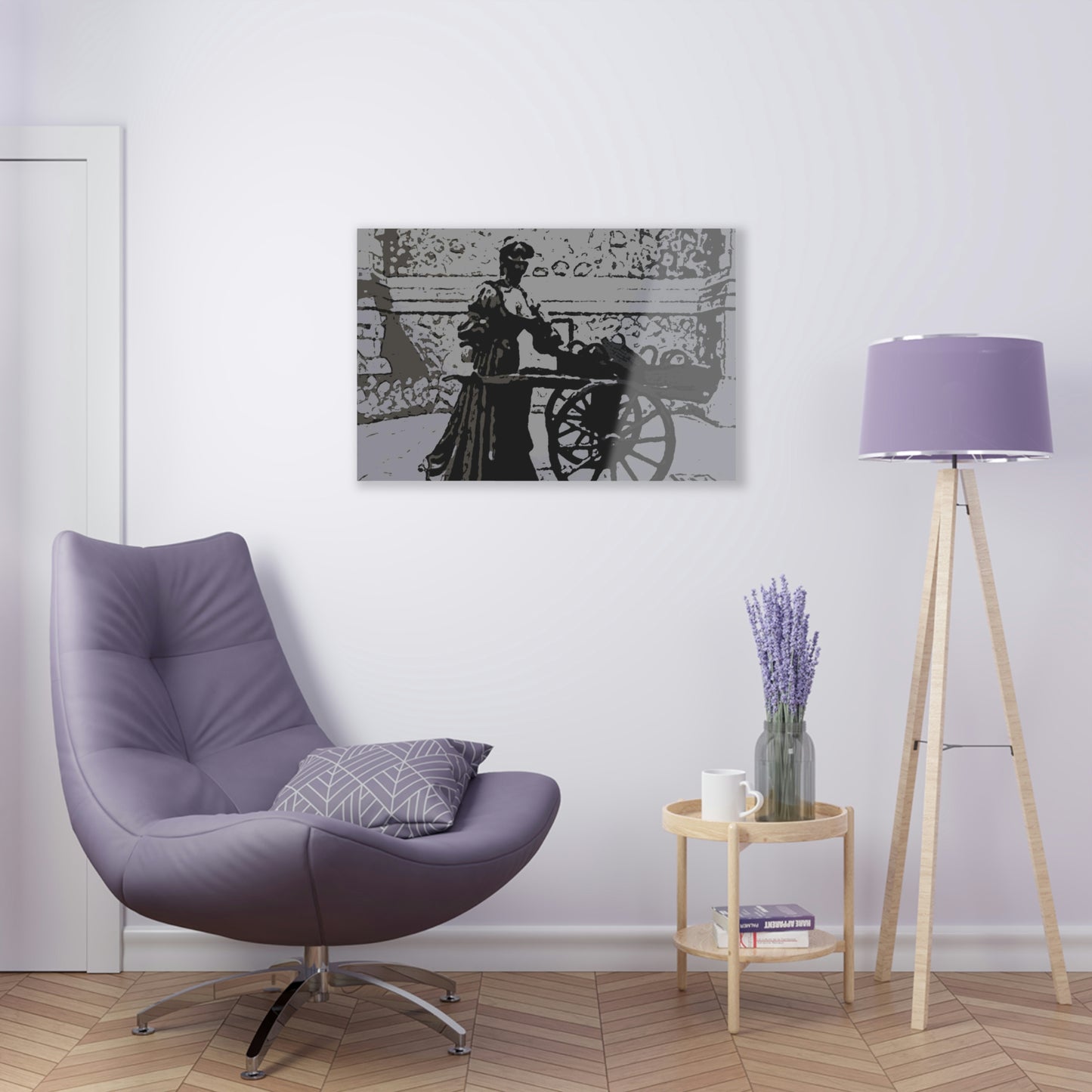 Acrylic Prints ... Dublin's "Molly Malone Along Grafton Street" ... Cryin' Cockels & Muscles Alive-Alive-Oh ... Circa 2003 ... Original Works ...