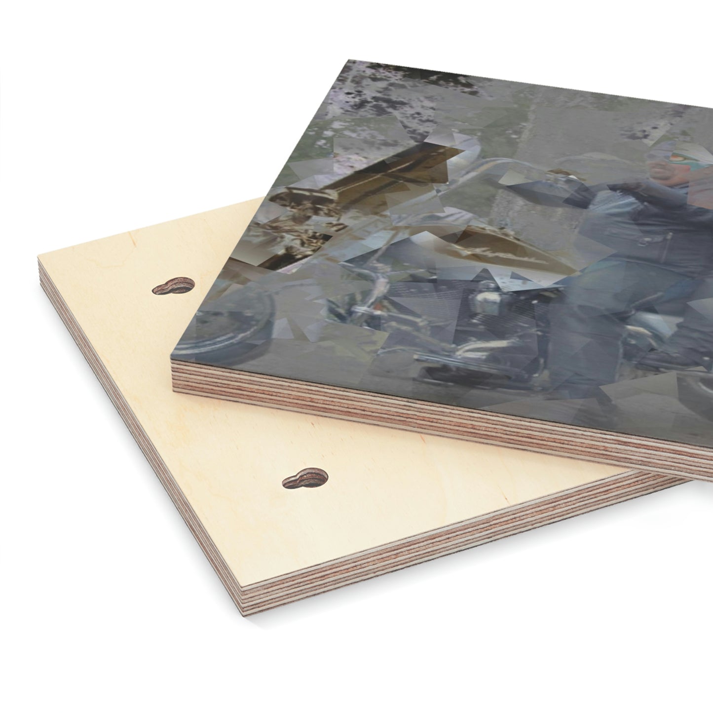 Wood Canvas ... The Open Road Beckons ... "Harley 'D' Yearnings ..."  Original Works ...