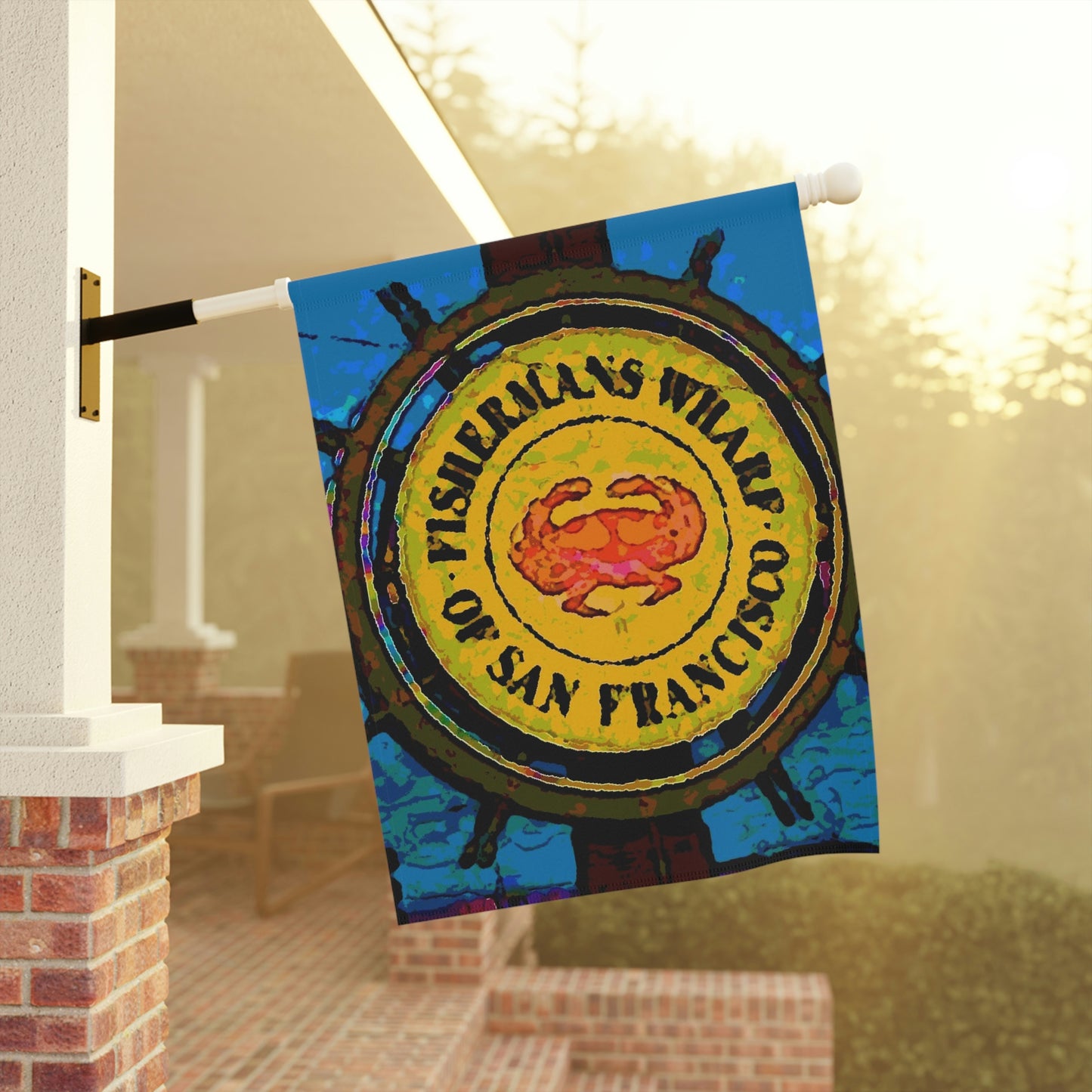 Garden & House Banner ...  "No.9 Fishermen's Grotto - Fishermen's Wharf, SF, California" ... Family Archives: 1970's ... Original Works ...