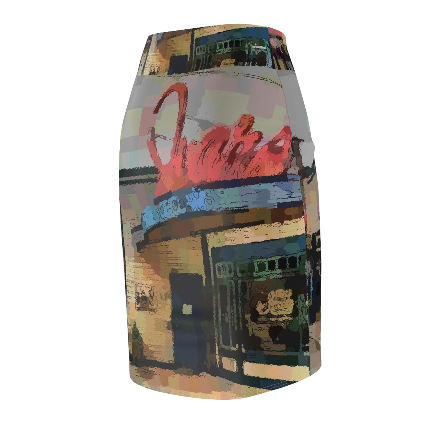 Women's Pencil Skirt ...  In-A-Hurry & Stressed? ... Remember: Keep "Clam" ... Clam_Happy ...  'Ivars: Seattle Waterfront' ... Personal Archives ... Original Works ...