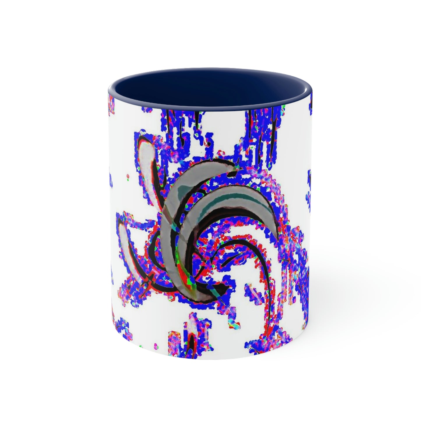 Accent Coffee Mug, 11oz ... "Waning Moon" ... Central Idaho ... October 2022 ... Rendering Time: 22 Hours ... Original Works ...