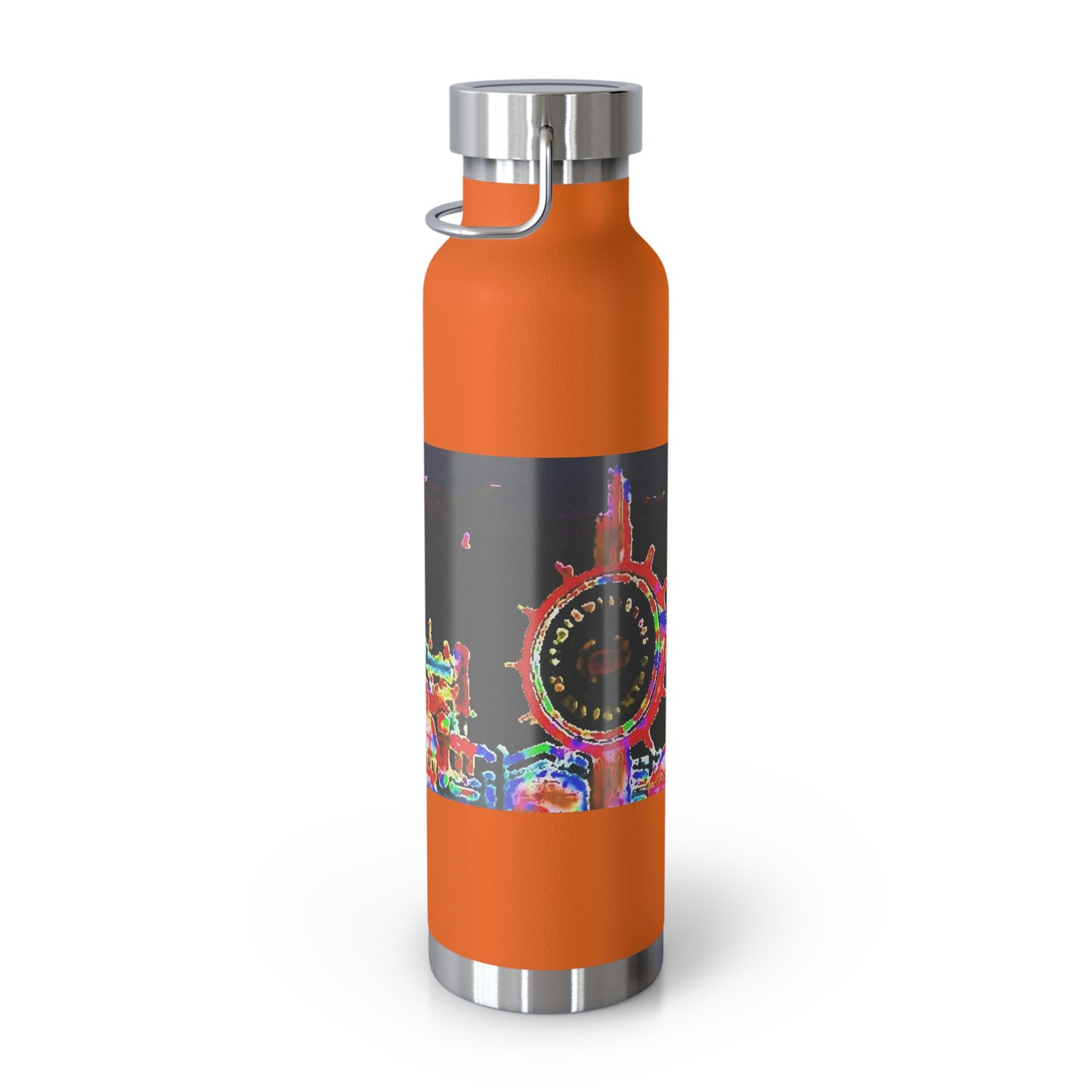 Copper Vacuum Insulated Bottle, 22oz ... "No.9 Fishermen's Grotto - Fishermen's Wharf, SF, California" ... Family Archives: 1970's ... Original Works ...