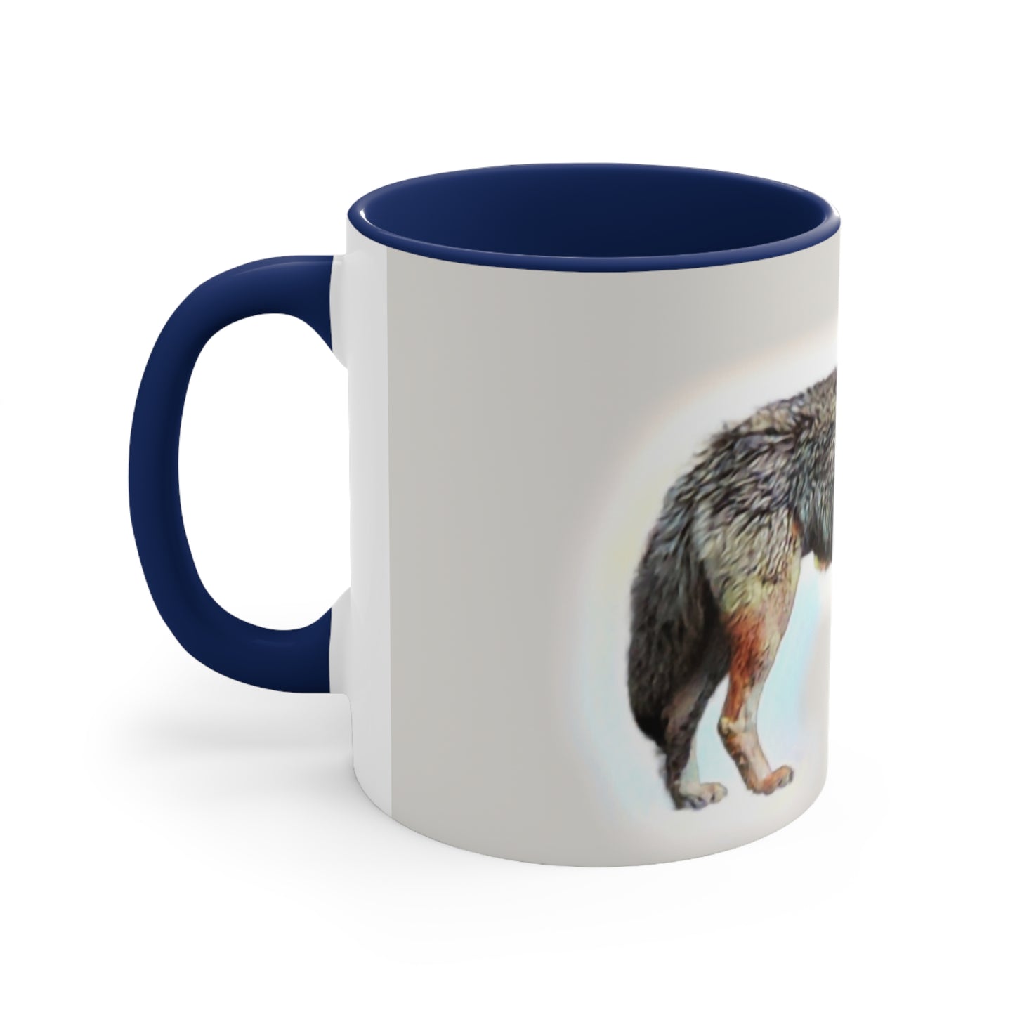 Accent Coffee Mug, 11oz ... Coyote ... "Yosemite Valley: Circa May23 ... KPH Base Photo" ... Original Works ...