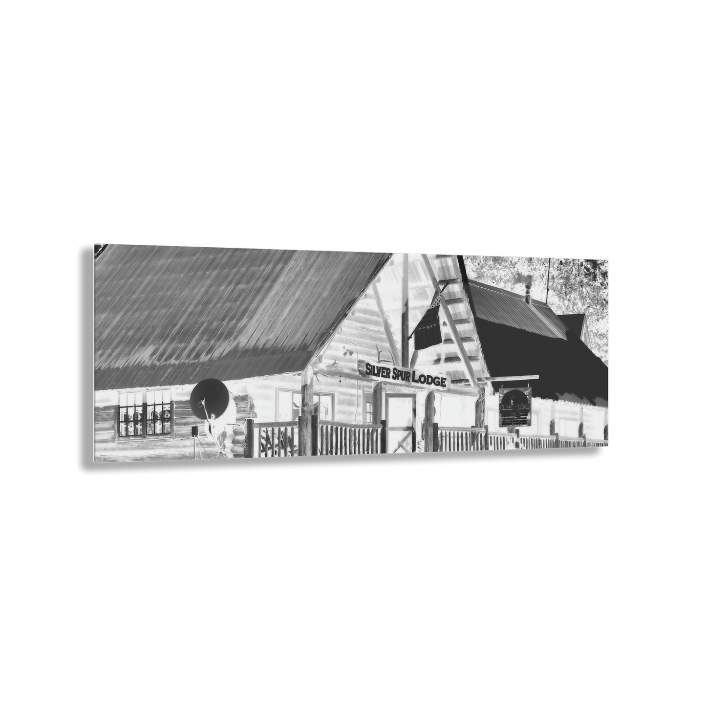 Acrylic Prints ... A Beautiful Lodge & Back-Country Outfitter In A Mountain Town ... 'Dixie, Idaho, November 2022' ... Original Works ...