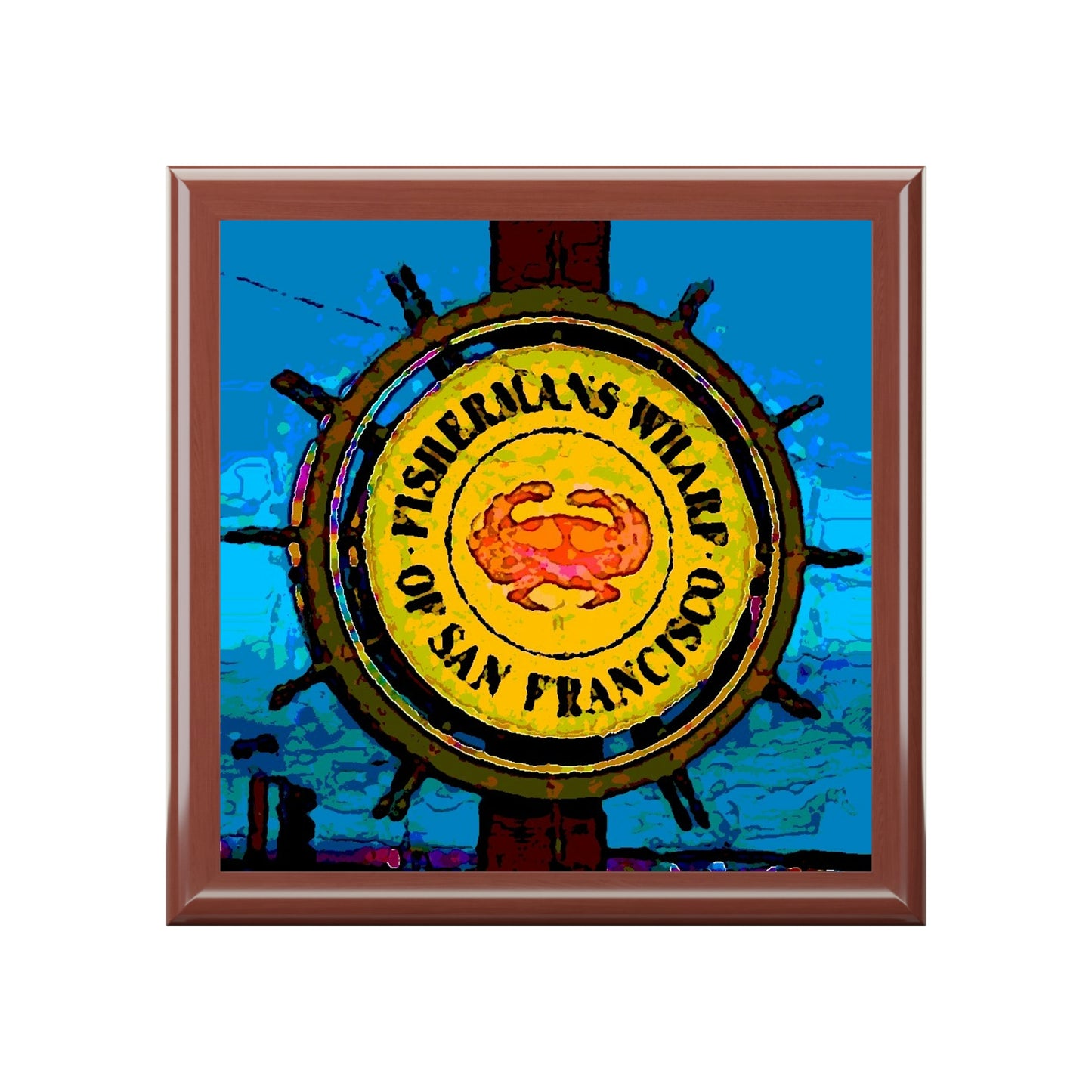 Jewelry Box ...  "No.9 Fishermen's Grotto - Fishermen's Wharf, SF, California" ... Family Archives: 1970's ... Original Works ...