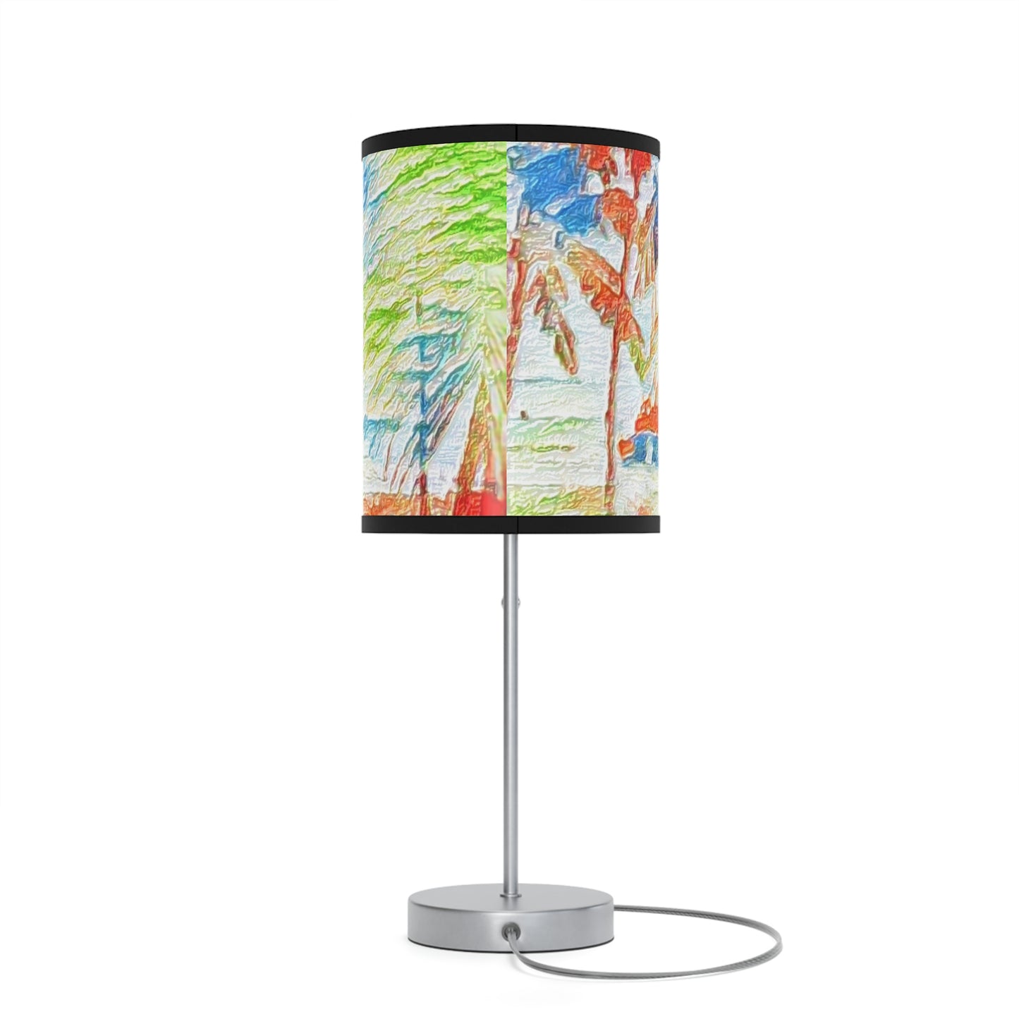 Lamp on a Stand, US|CA plug ... "The Royal Hawai'ian: Waikiki Beach_Beach" ... Honolulu, HI ... Ocotber 2014 (Halloween) ... Original Works ...
