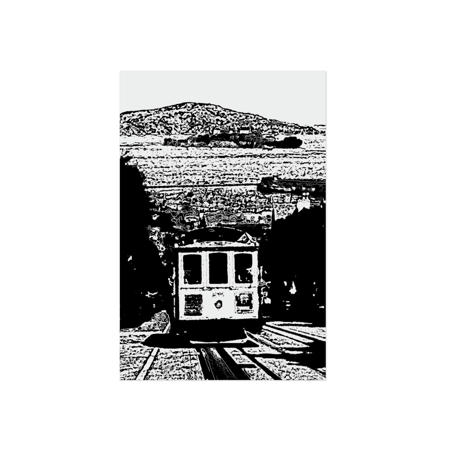 Aluminum Composite Panels ... San Francisco_2 ... 'A Rice-A-Roni-Treat' ... Family Archives ... Cable Car Descends Hill Towards Alcatraz Island ... Original Works ...