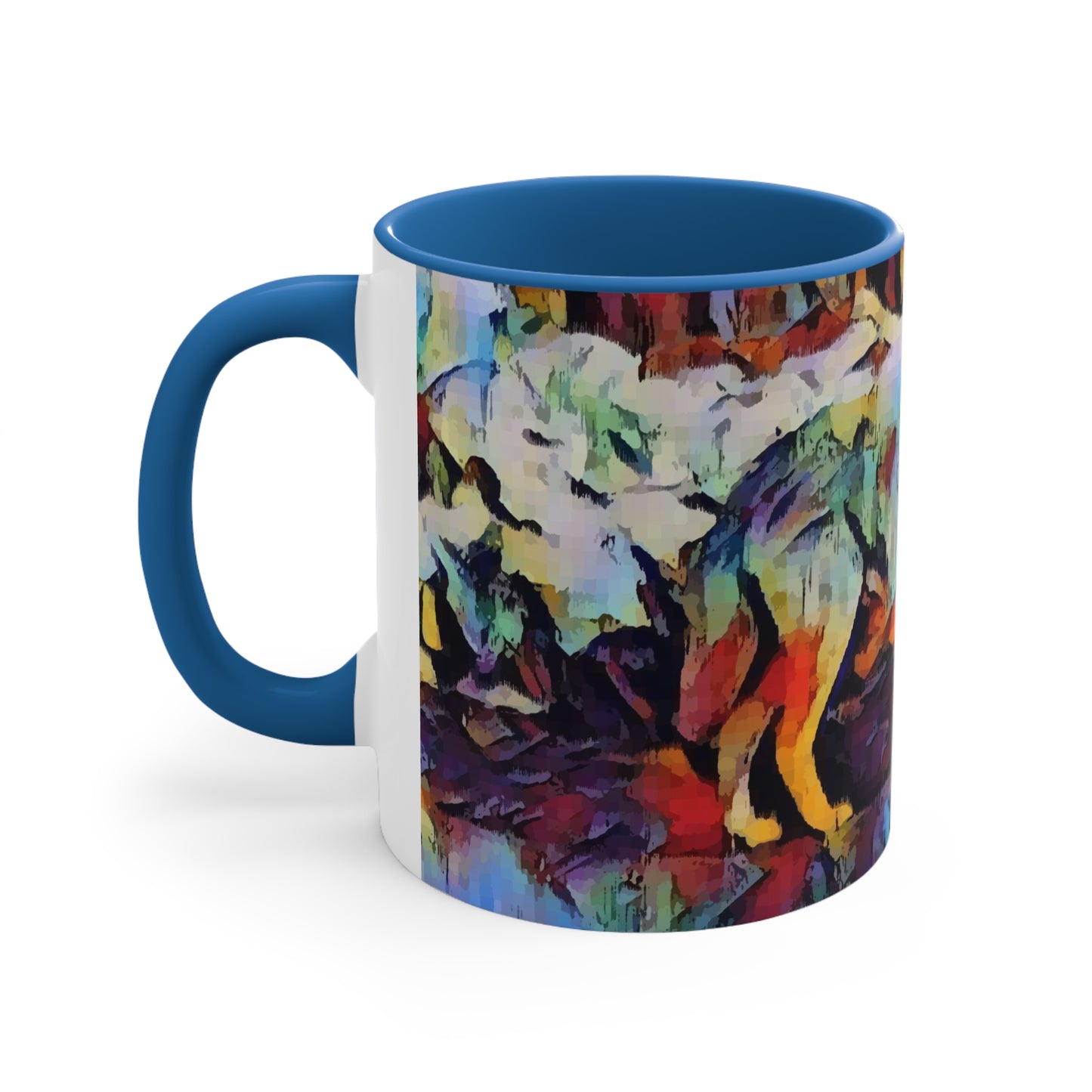 Accent Coffee Mug, 11oz ... Coyote ... "Yosemite Valley: Circa May23 ... KPH Base Photo" ... Original Works ...
