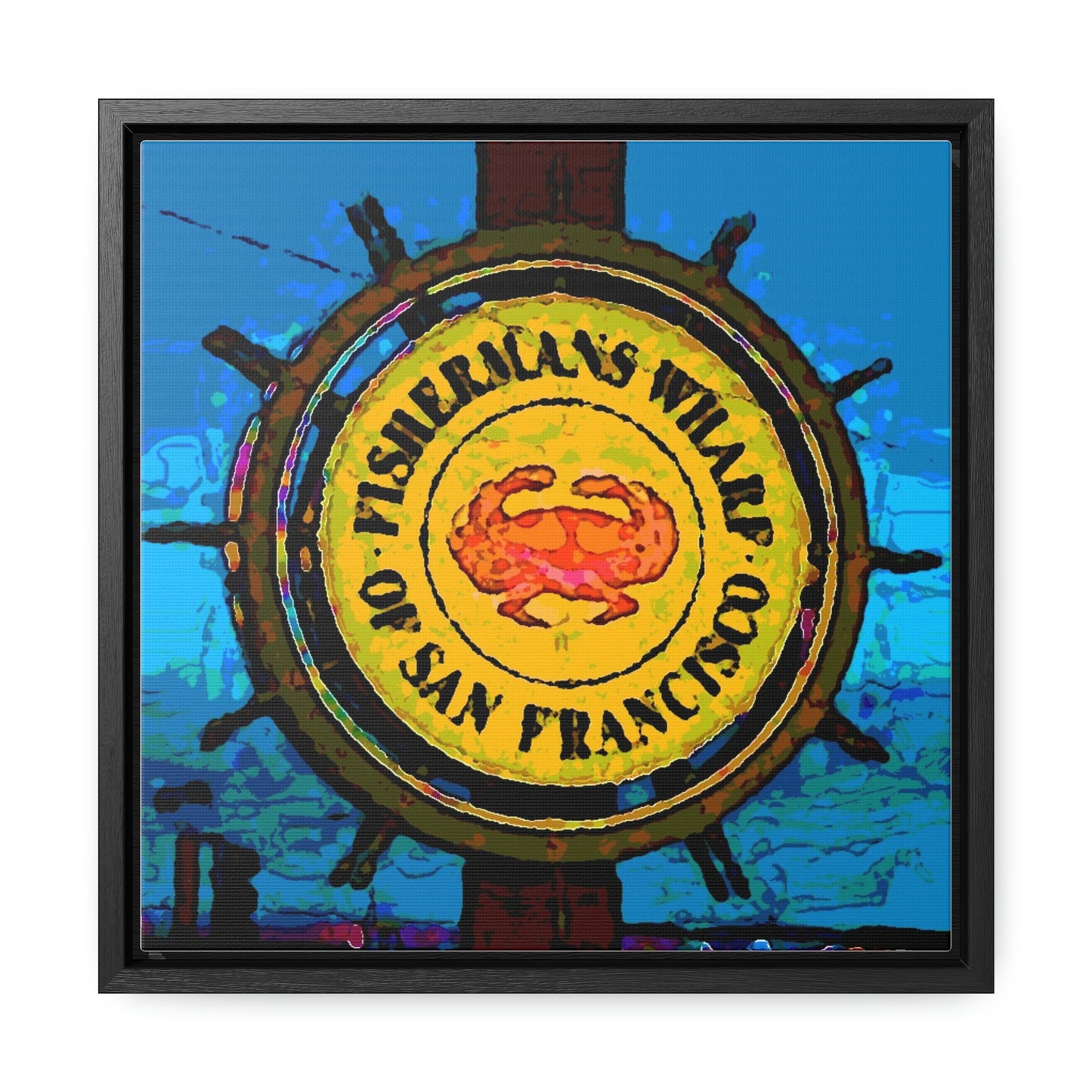 Gallery Canvas Wraps, Square Frame ...  "No.9 Fishermen's Grotto - Fishermen's Wharf, SF, California" ... Family Archives: 1970's ... Original Works ...