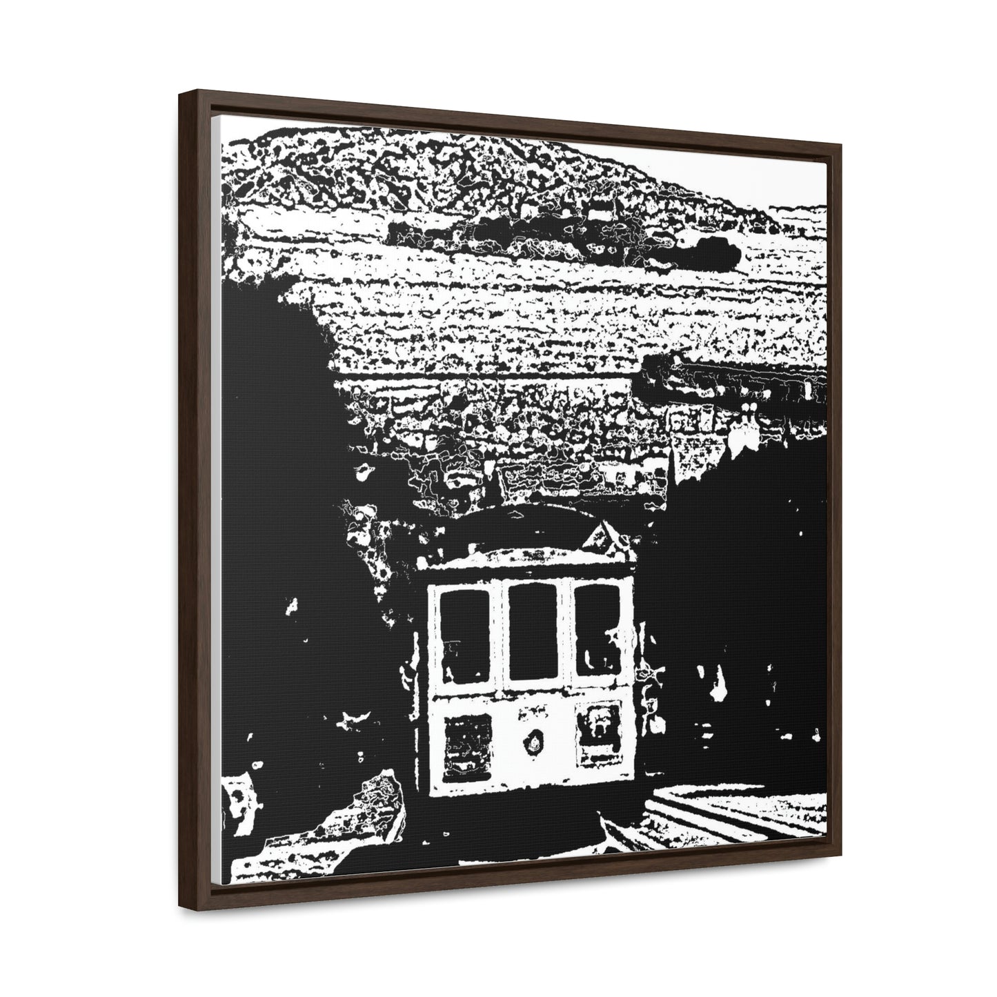Gallery Canvas Wraps, Square Frame /// San Francisco ... 'A Rice-A-Roni-A-San Francisco Treat' ... "A Cable Car Classic" ... Family Archives: 1973 ... Original Works ...