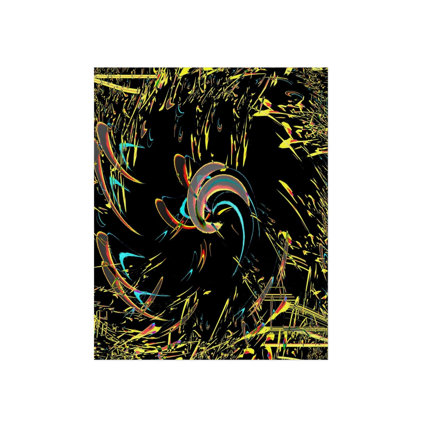 Aluminum Composite Panels ... "Waning 1/8 Moon" ... Central Idaho ... Late-Autumn 2021 ... Renedering Time: 18 Hours ... Original Works ... Mandelbrot & Julian Fractals & Illusions ...